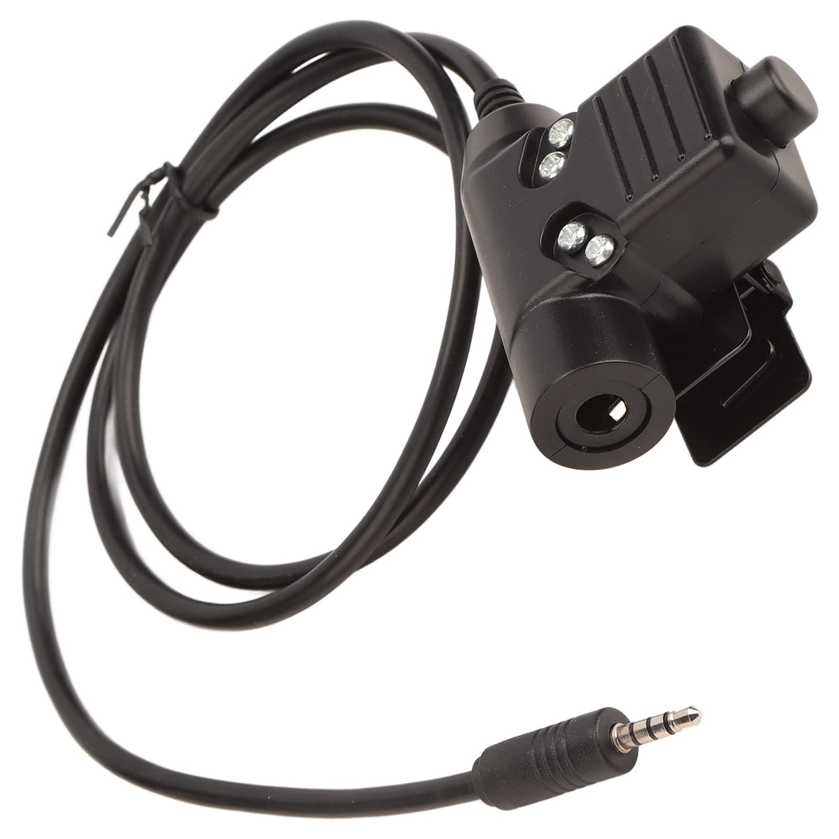 Yoidesu U94 Ptt System Military Adapter, 3.5Mm Plug Push To Talk Headset Adapter For 3.5Mm Sound Interface Cell Phone