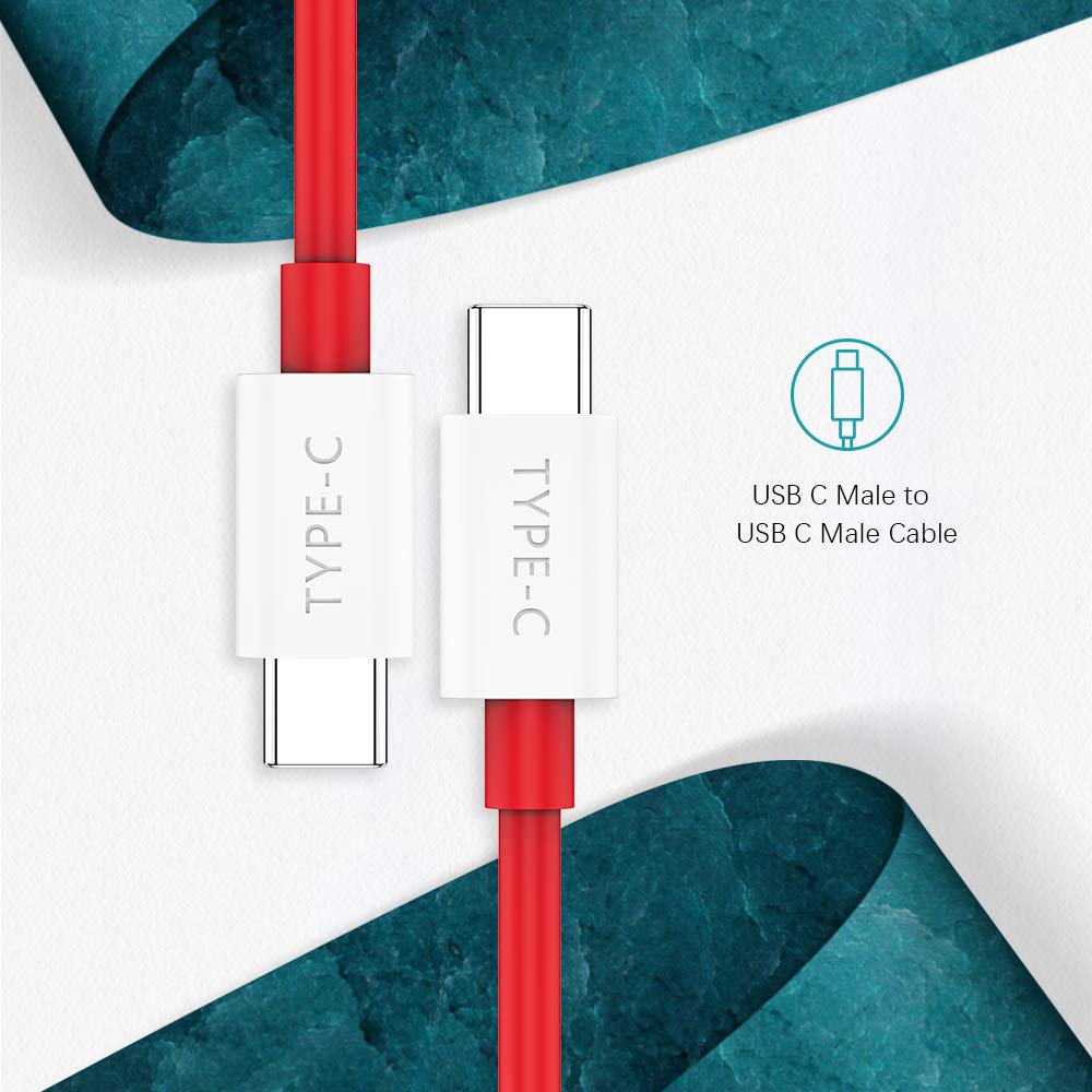 Cooya Charging Cable For Oneplus 9 Pro 8T 6.5A Warp Charge Usb C To Usb C Cable For Oneplus 10T 125W Supervooc 6Ft Super Fast Ch