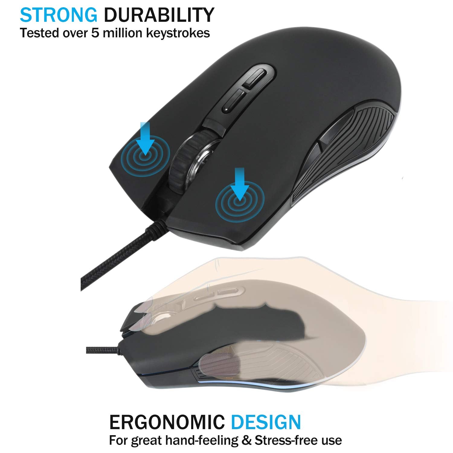 Valuerays Usb C Heated Mouse Pro, All Type C Device Computer Port, Mouse Hand Warmer (Includes One Standard Usb Adapter)