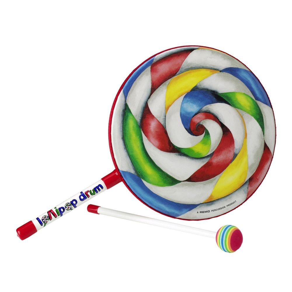 Remo Et 7108 00 Kids Percussion Lollipop Drum, 8'