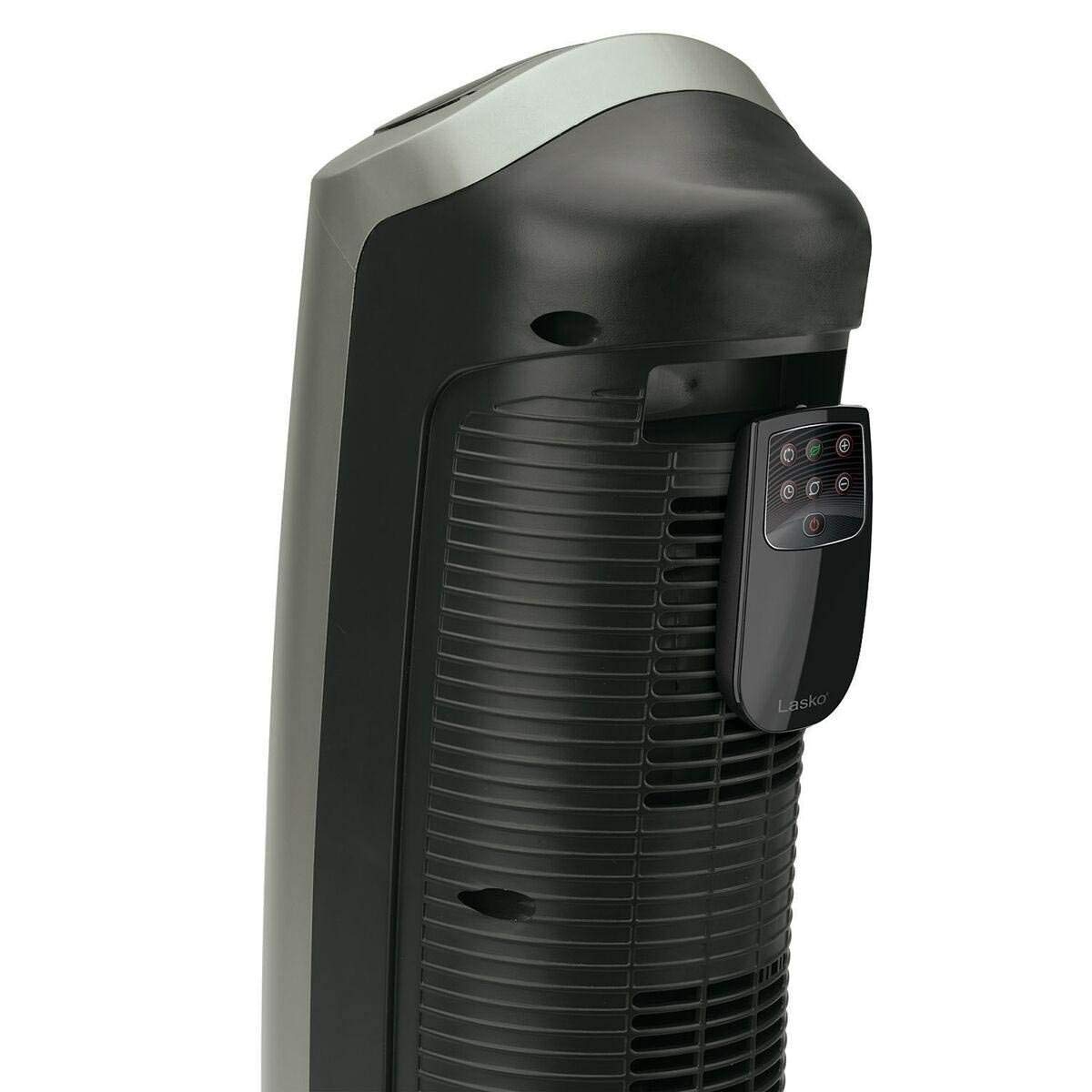 Lasko 1500W Portable Oscillating Ceramic Heater Tower W/Digital Display, 2 Pack