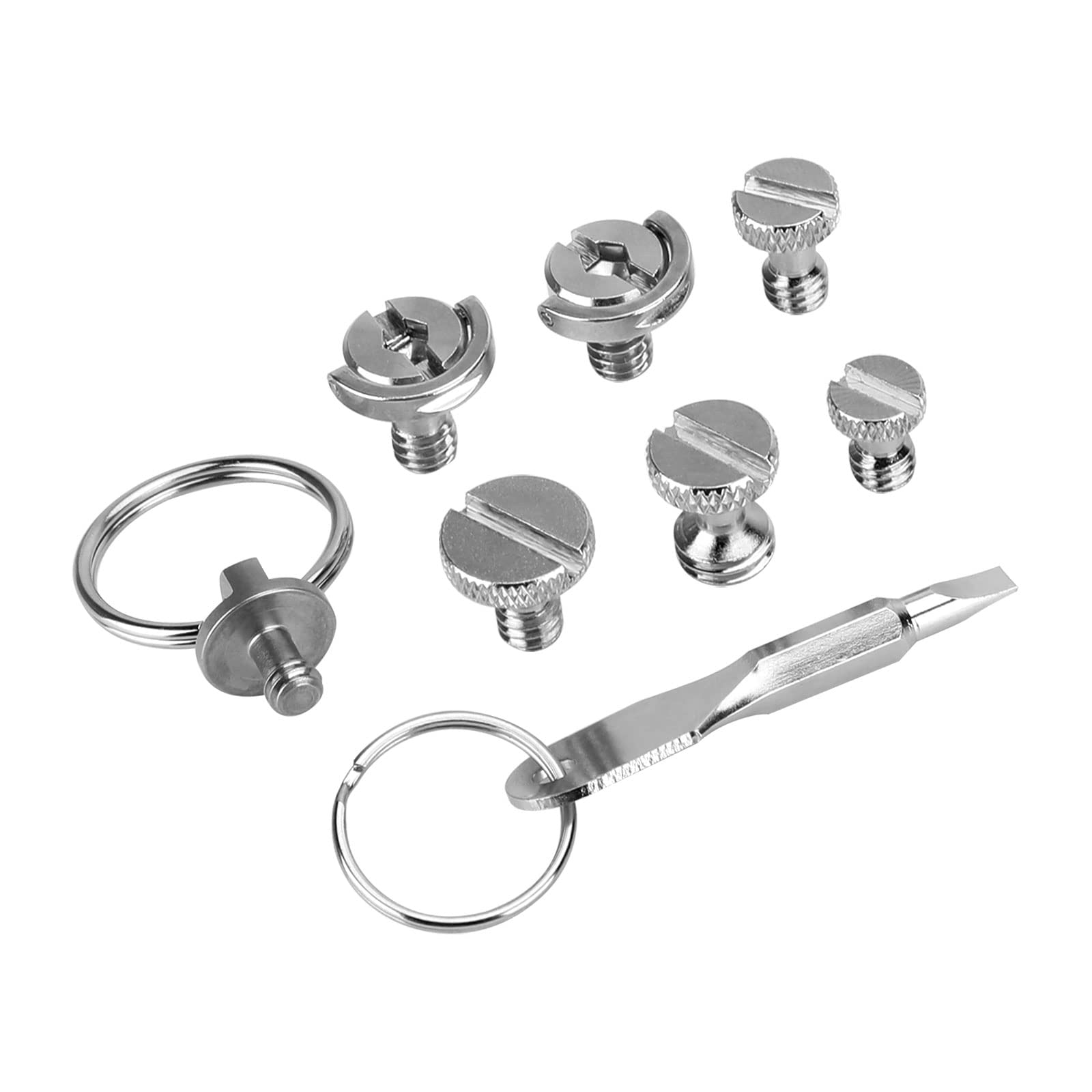 Szrig Camera Cage Screw Adapter With 1/4'' 20 & 3/8 16 Screw Pack For Tripod Screw Accessories(8 Pieces)