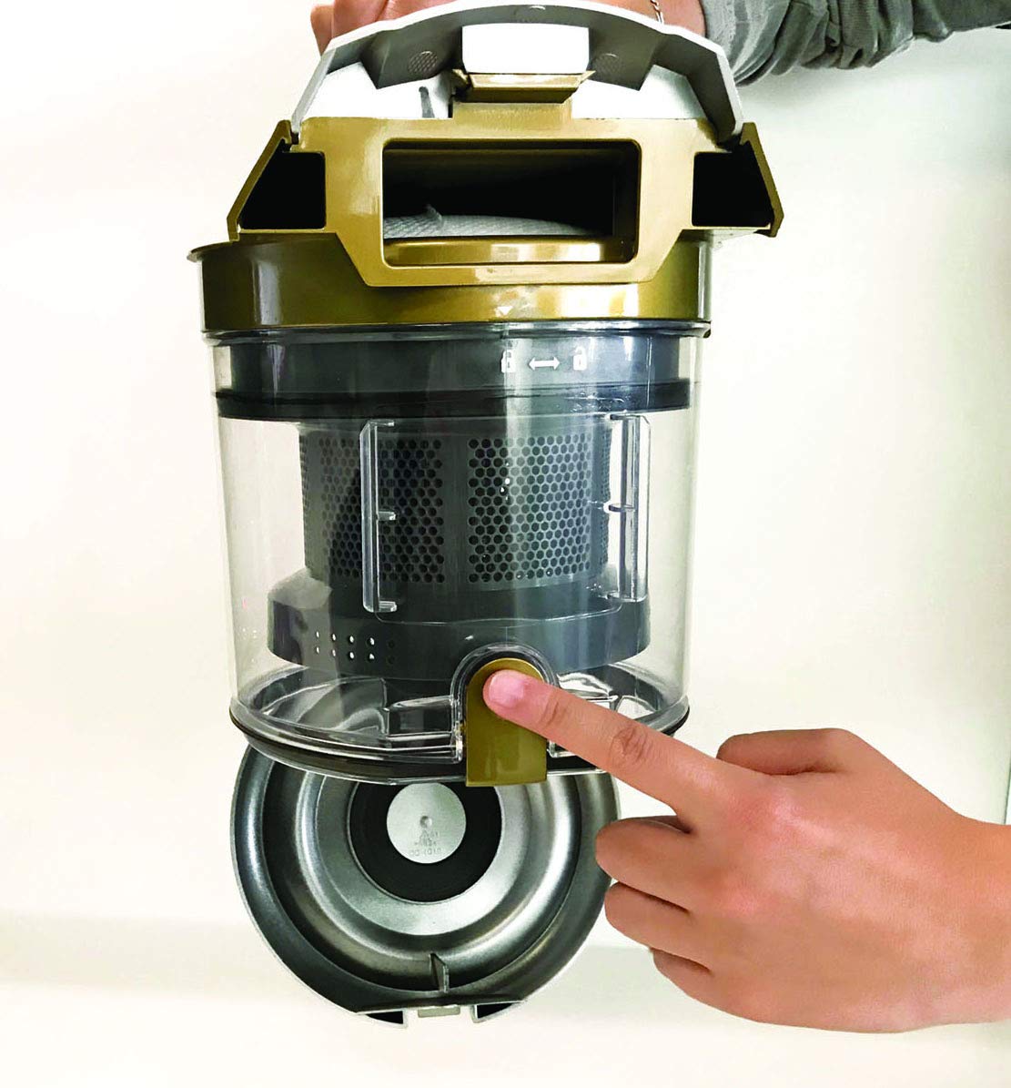 Koblenz Pv 1800 Titanium Ii Bagless Canister Vacuum, One Size, Gold