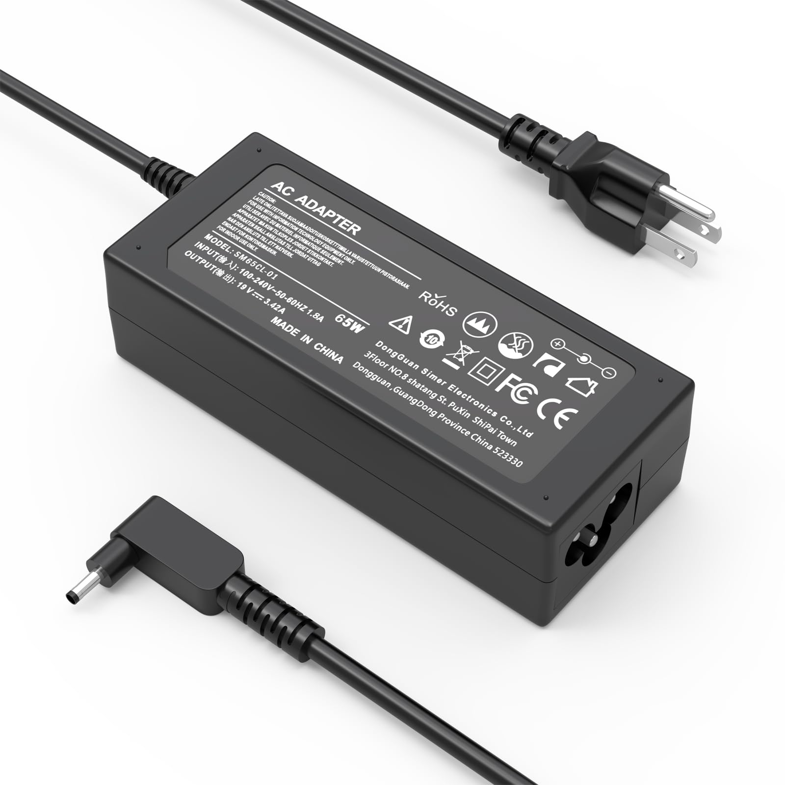 65W 45W Charger For Acer Aspire 1 3 5 A315 23 A315 24P A315 24Pt A315 24P R7Vh A515 44 A515 45 A515 46 A515 54 A515 55 A515 56 A