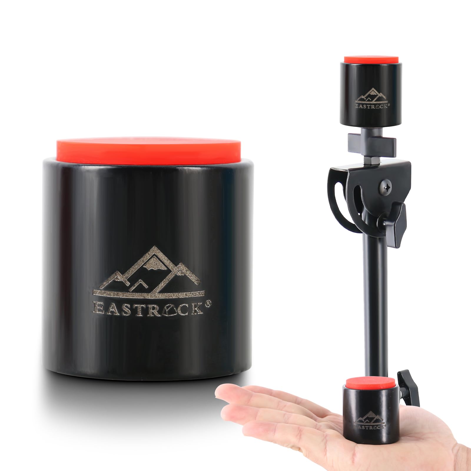 Eastrock Mini Practice Drum Pad Without Stand, 1.57 Inches Silent Drum Pad, Silicone Dumb Drum For Beginners,Black