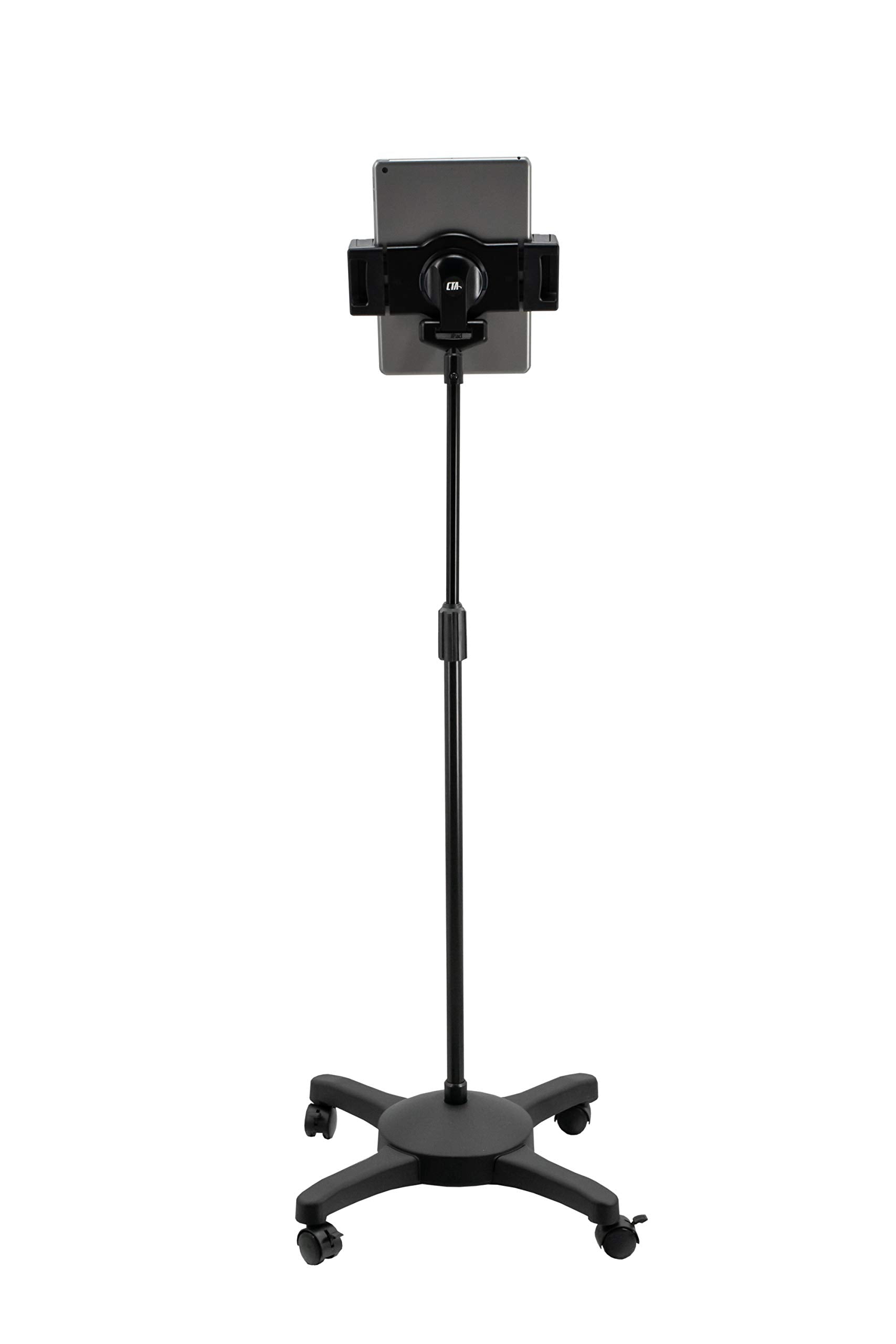 Universal Desk Mount.  Cta Universal Quick Connect Floor Stand. Compatible With 7       To 13       Tablets, Ipad Mini 5, Ipad G