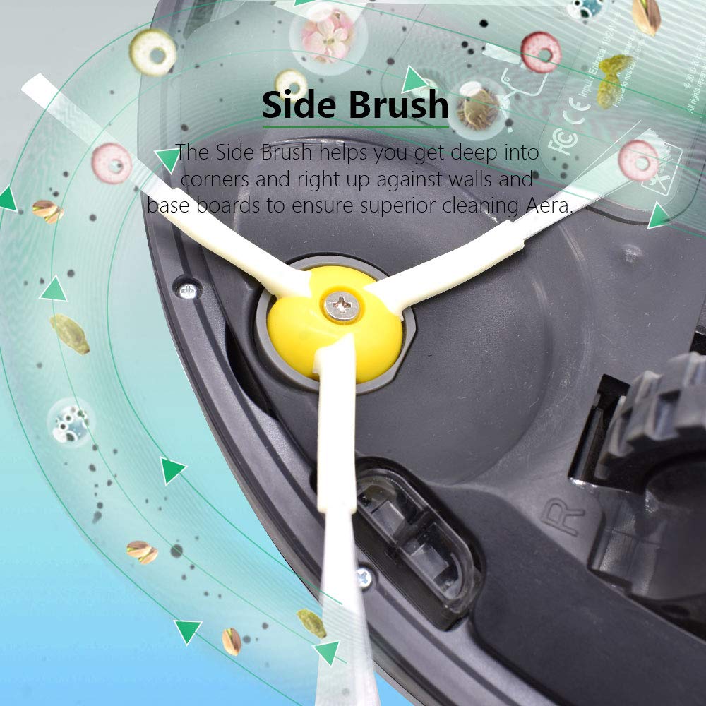 Neutop Replacement Side Brush Compatible With All Irobot Roomba 900, 800, 700, 600, 500 Series 960 980 981 985 860 880 890 891 8