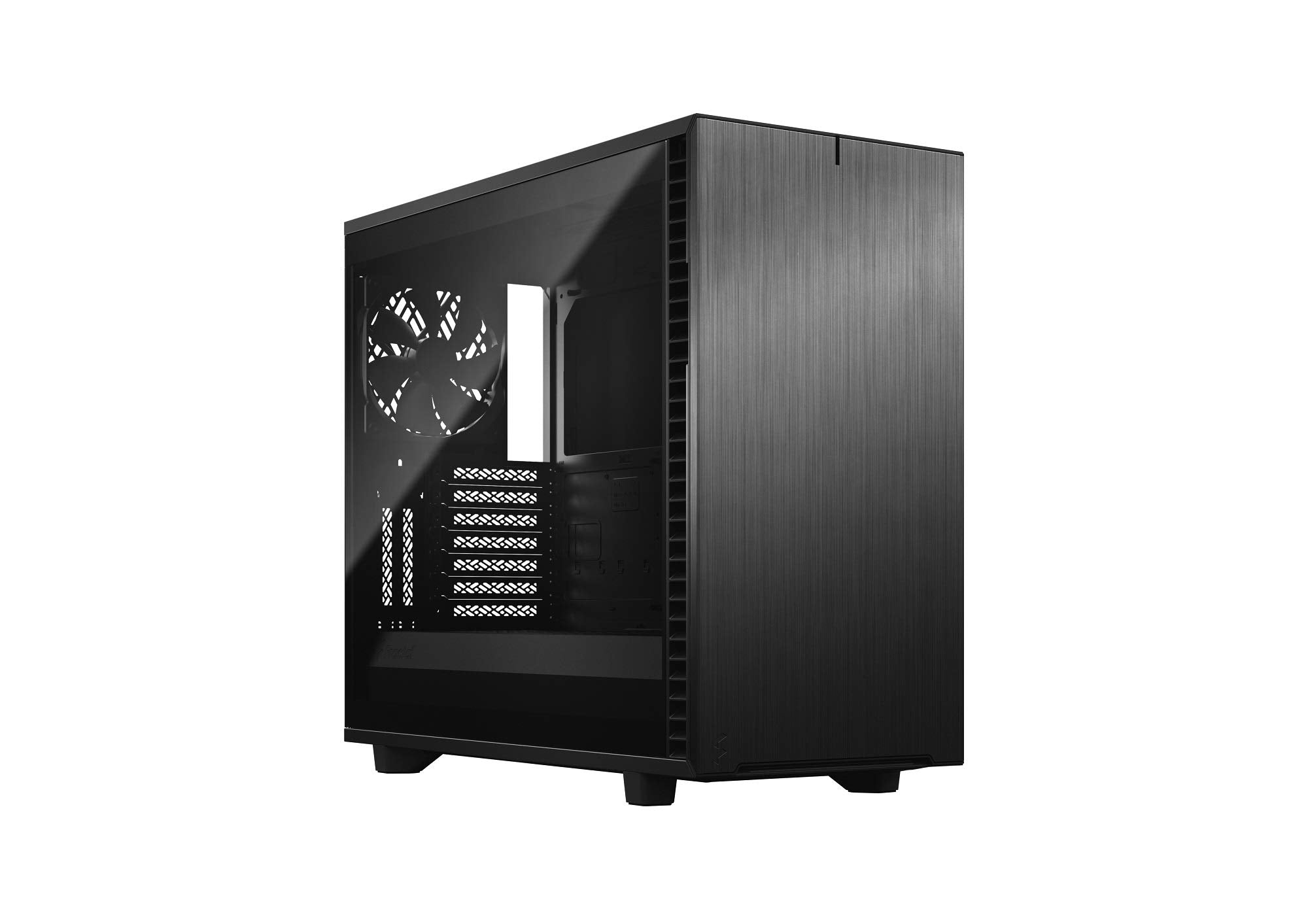 Fractal Design Define 7 Black Brushed Aluminum/Steel E Atx Silent Modular Dark Tempered Glass Window Mid Tower Computer Case