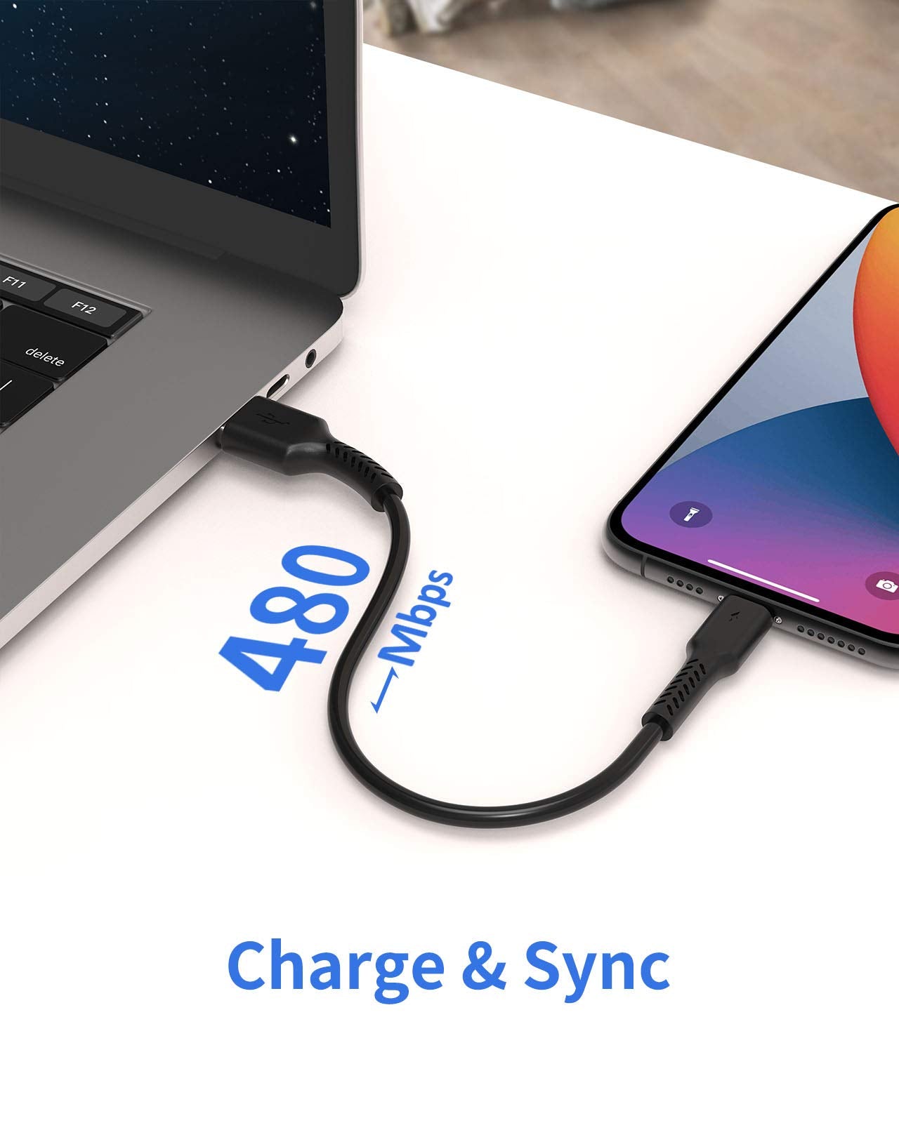 6 Inch Iphone Charge Cable Short, 0.5Ft 5Pack Usb To Lightning Cord For Fast Charging Stations Compatible With Apple Iphone 12 1