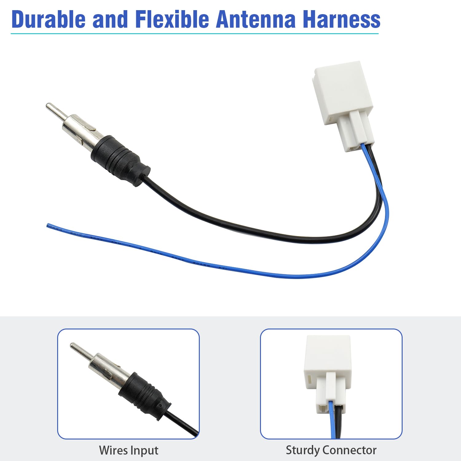 Jayubien Car Radio Antenna Adapter For Toyota Camry Rav4 Corolla Prius Tacoma Yaris Highlander Sienna Subaru Scion Stereo Antenn