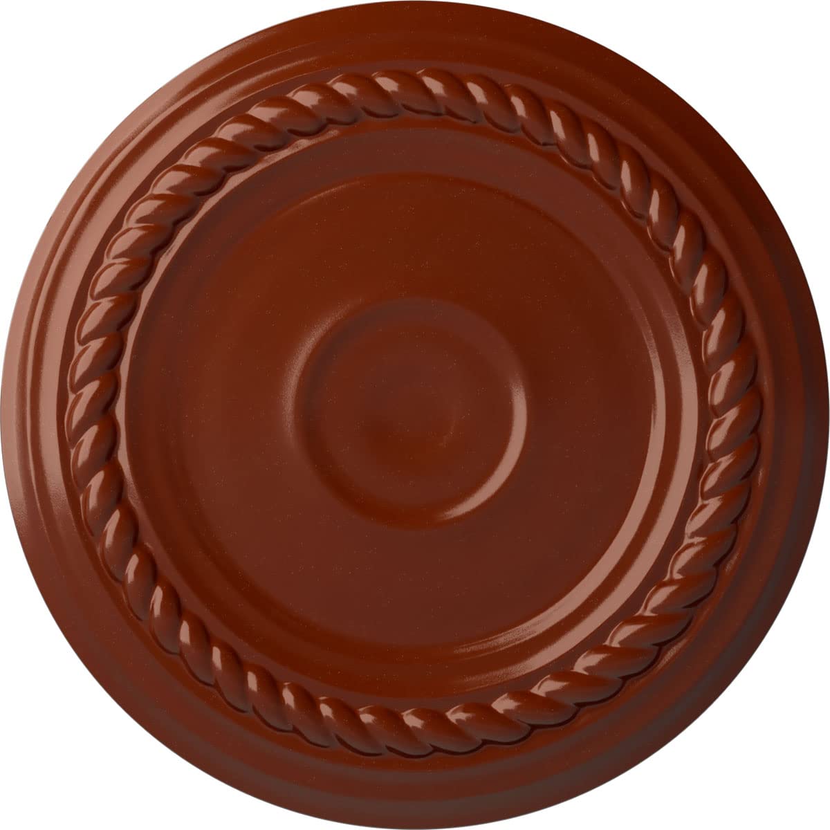 Ekena Millwork Small Alexandria Ceiling Medallion, FireBrick
