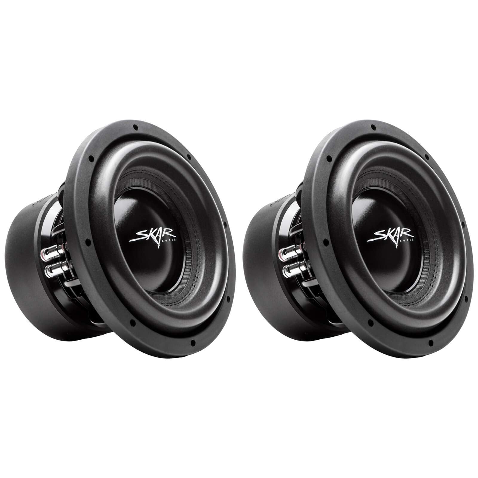 (2) Skar Audio EVL-10 D4 10 2000 Watt Max Power Dual 4Ohm Car Subwoofers, Pair of 2