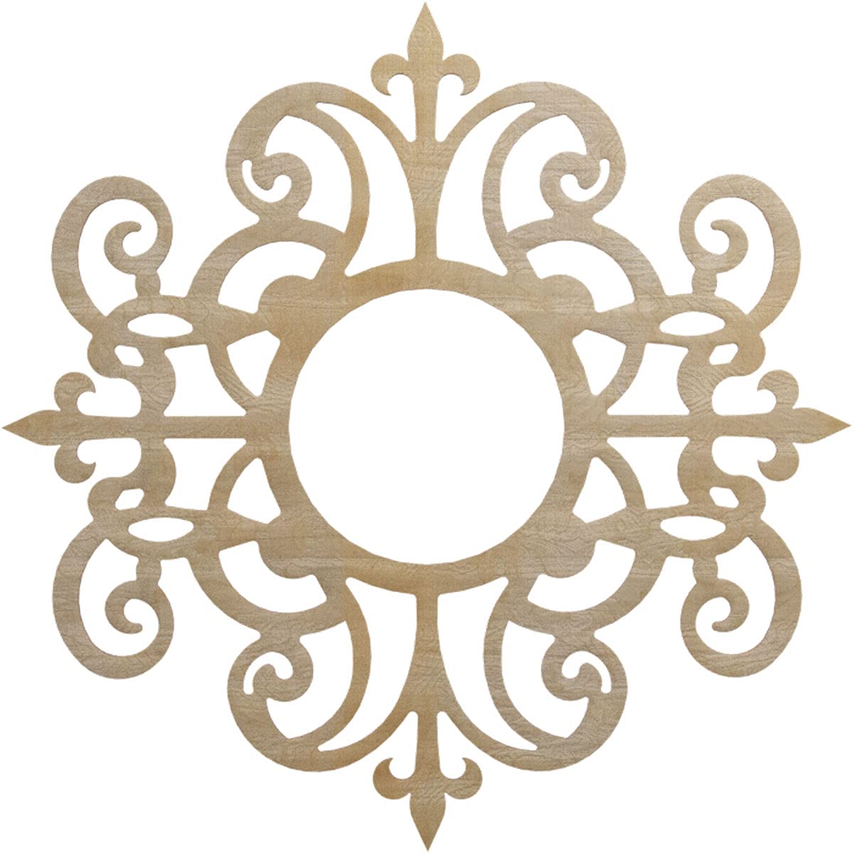 Ekena Millwork Cmwpea Eleanor Wood Fretwork Pierced Ceiling Medallion, 16''Od, Birch