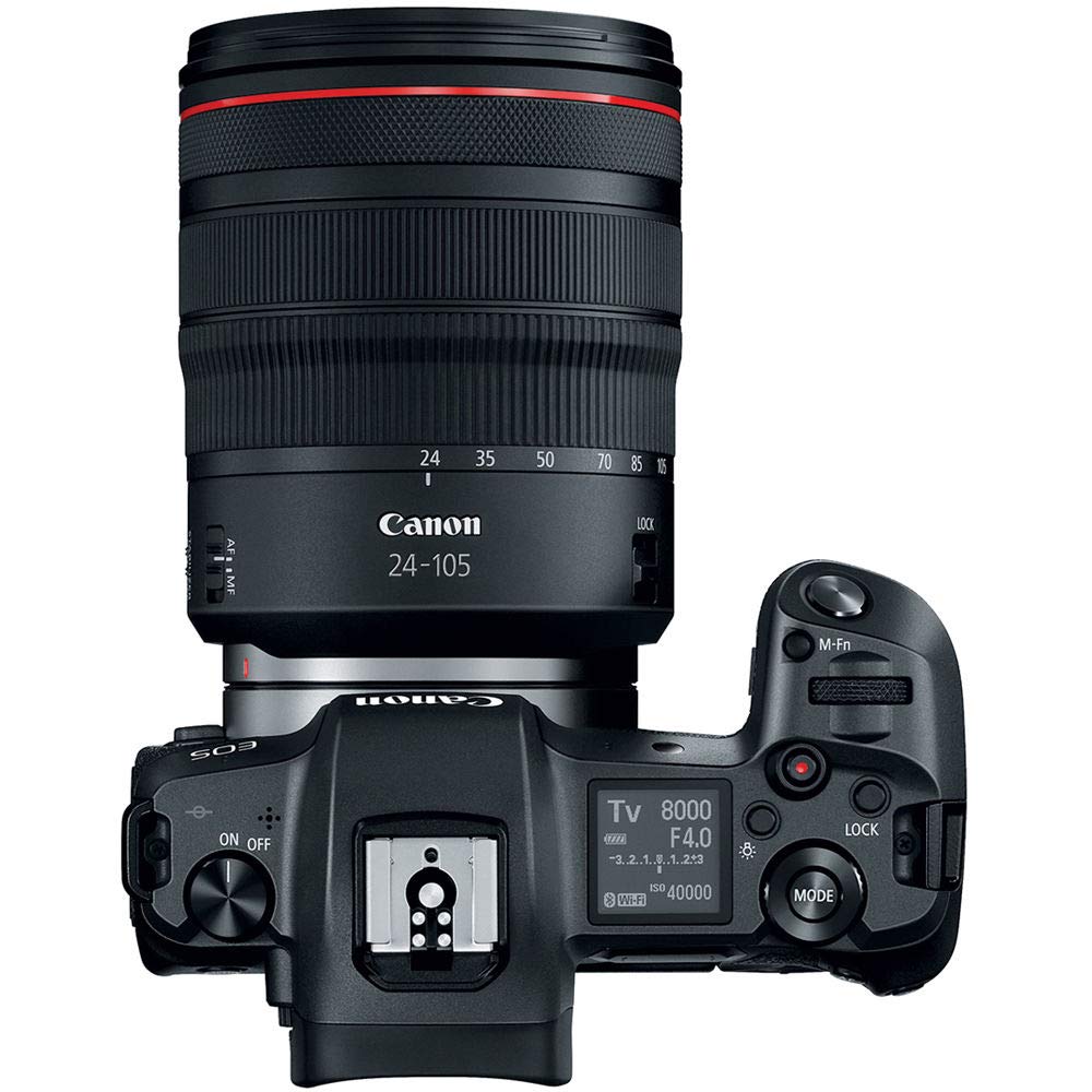 Canon EOS R, Vlogging and Content Creator Camera 4K UHD, Digital Single Lens Non Reflex AF/AE, 0.76 Magnification, OLED Color Electronic Viewfinder, CMOS Sensor, Mirrorless, Full Frame (Body Only)