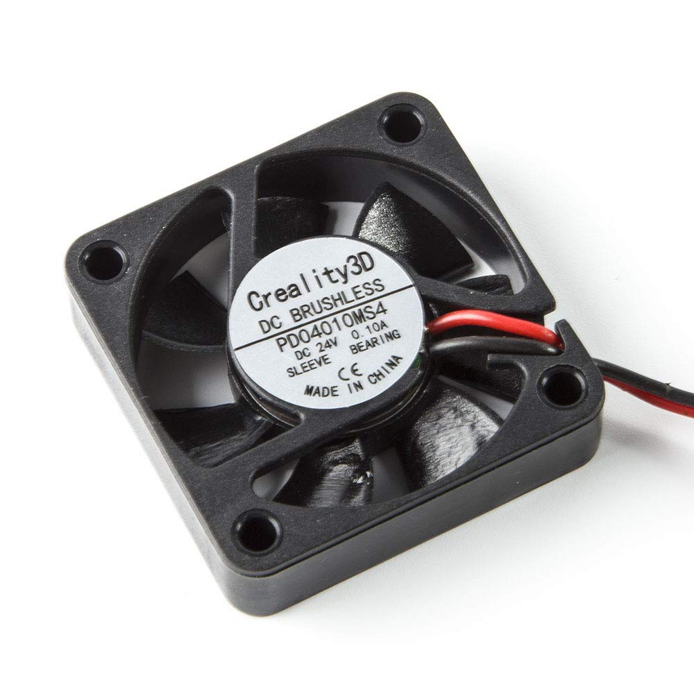 Creality Original Ender 3 Nozzle Fan Dc Brushless Pd04010Ms4 Dc 24V 0.10A Cooling Fan 40Mmx40Mmx10Mm 4010 Sleeve Bearing For 3D