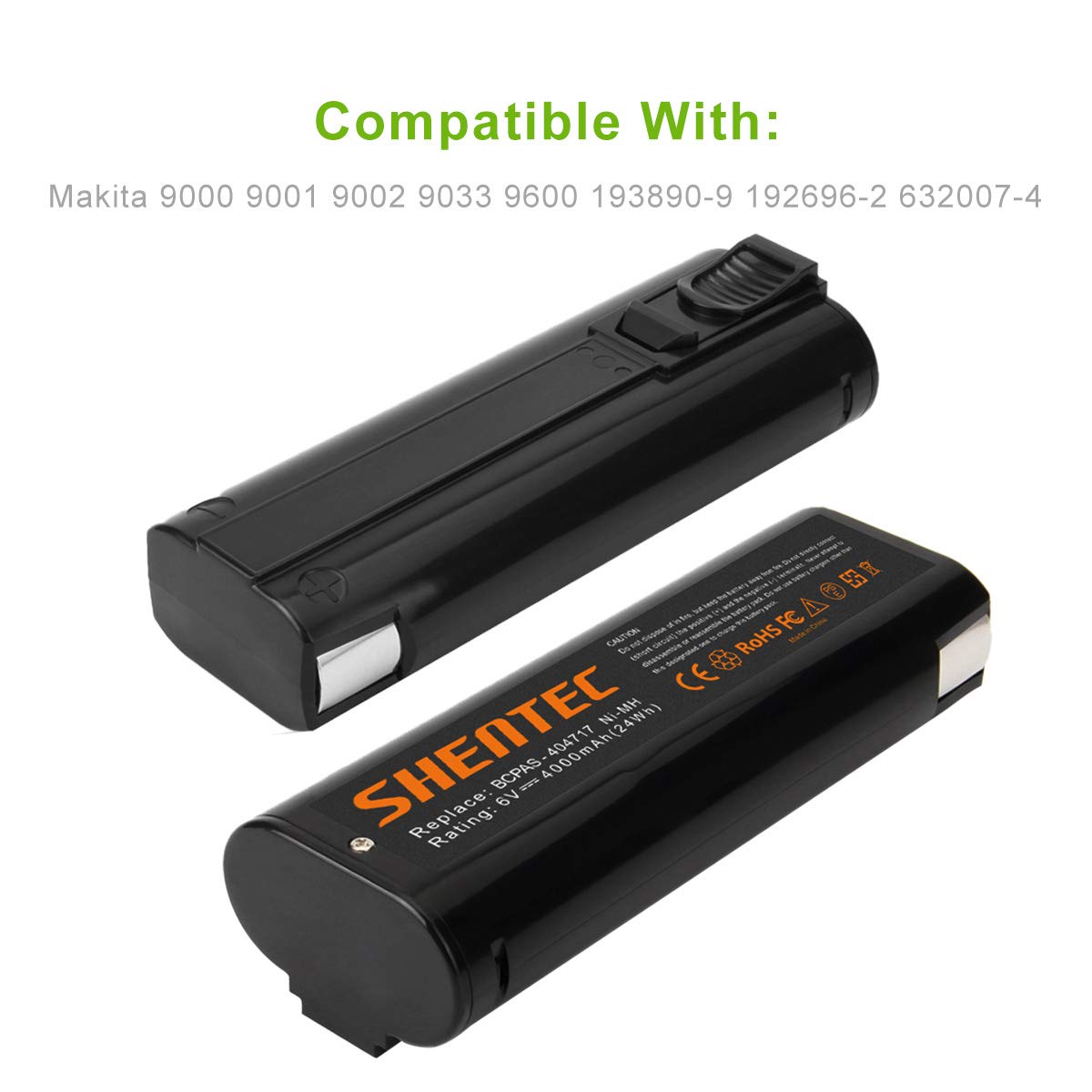 Shentec 2 Pack 4000Mah 6V Battery Compatible With Paslode 404717 B20544E Bcpas 404717 404400 900400 900420 900600 901000 902000