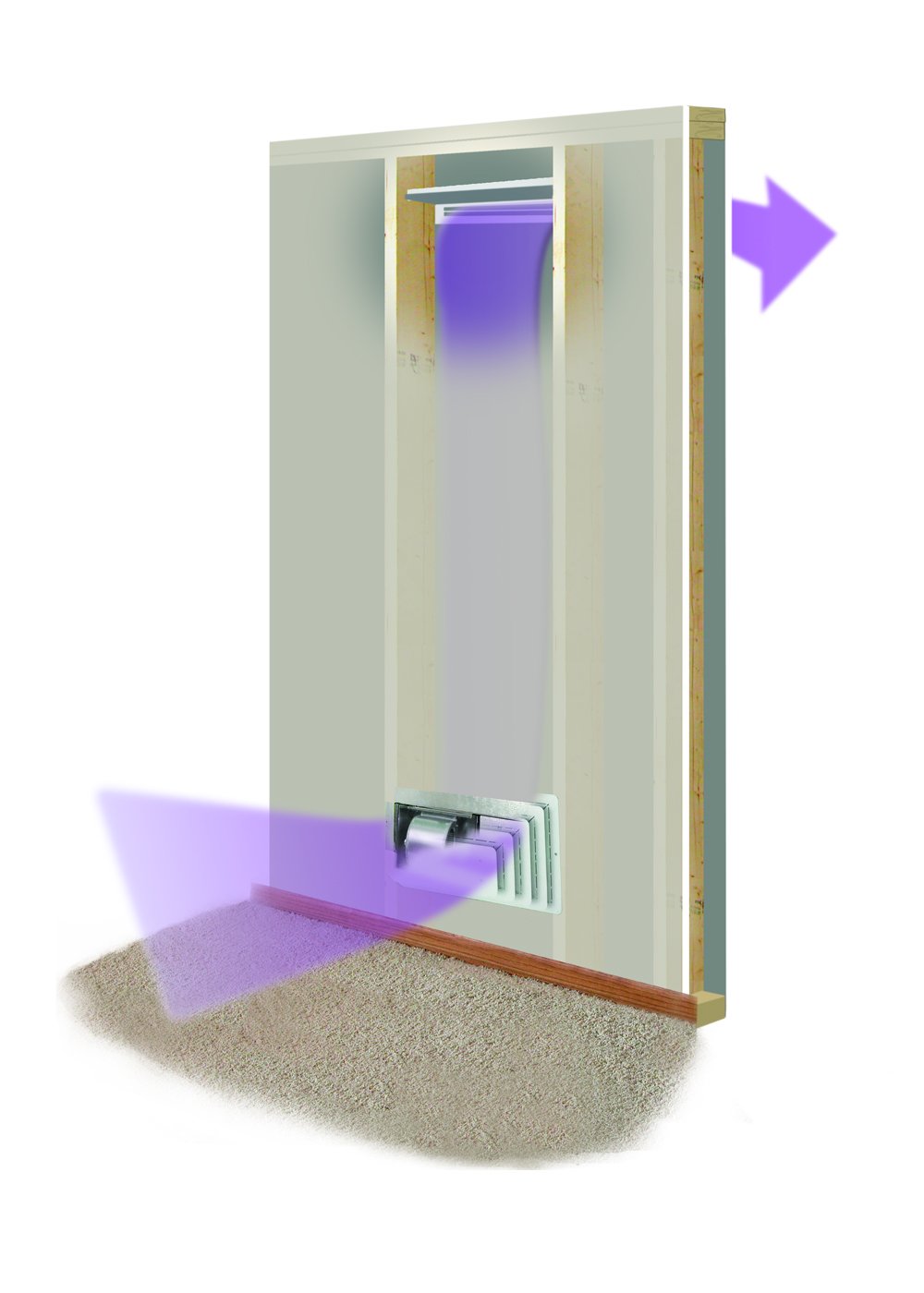 Tjernlund As2 Aireshare Room To Room Transfer Fan With Multiple Speeds,130 Cfm
