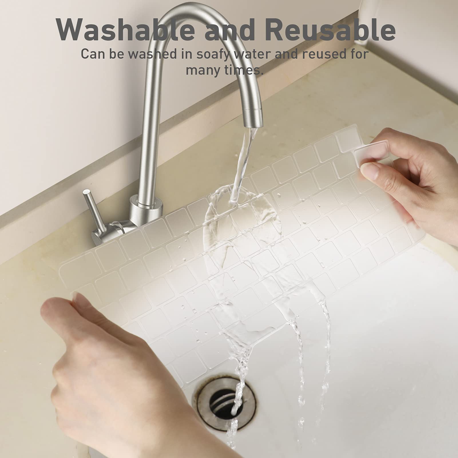 Allinside Silicone Keyboard Cover For Imac Magic Keyboard A2449/A2450, Protective Skin For Imac 24'' Wireless Keyboard Released