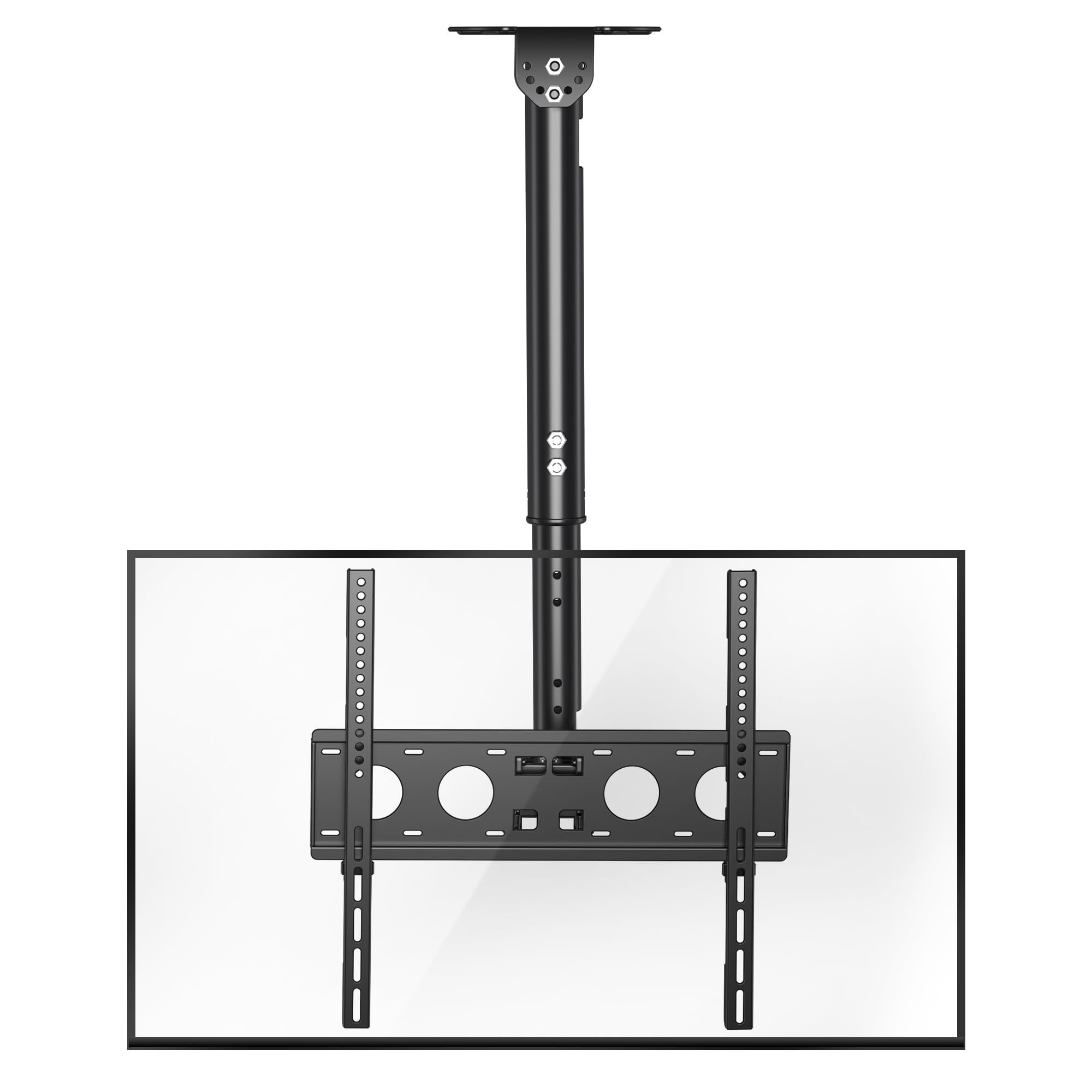 Xinlei Ceiling Tv Mount Full Motion Tv Bracket For Most 26 To 65 Inch Flat Curved Tvs/Monitors, Swivel Tilt Height Adjustable Ha