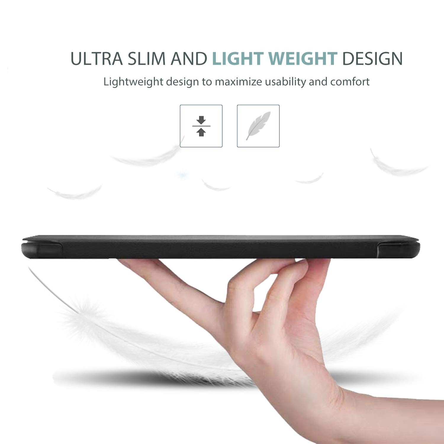 Procase For Lg G Pad 5 10.1 Fhd Case, Slim Light Smart Cover Trifold Stand Hard Shell Folio Case For 10.1 Inch Lg G Pad 5 2019 (