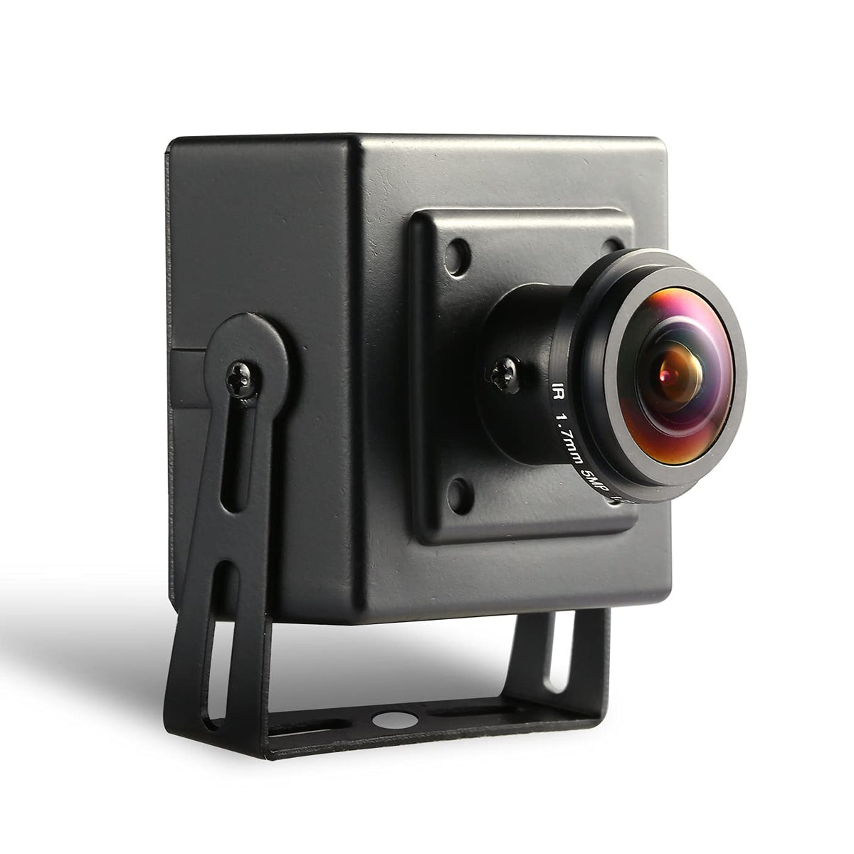 Revotech Mini Fisheye Poe Ip Camera, Hd 3Mp Indoor Security Camera Cctv 1.7Mm Lens 170 Degree Wide Angle P2P H.265 (I706 3 P Bla