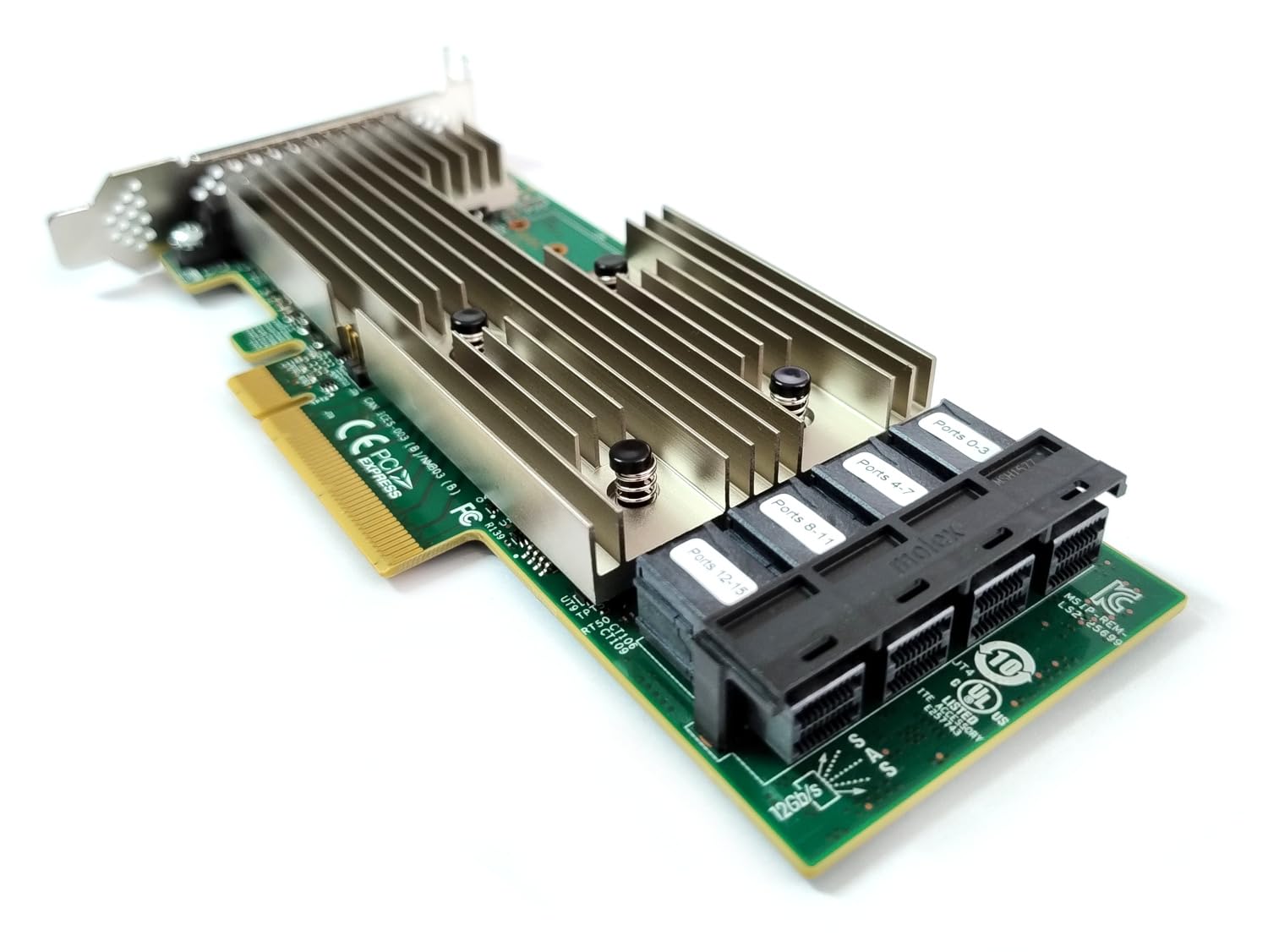 Lsi Logic 179356 Controller Card 05 25703 00 9305 16I 16 Port Sas 12Gb/S Pci Express 3.0 Host Bus Adapter Single Pack