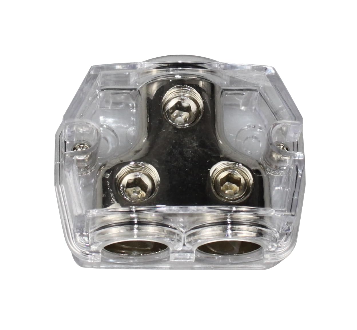 1X0 Gauge In 2X0 Gauge Out Car Power/Ground Distribution Block Black Pd 05C 0Ga