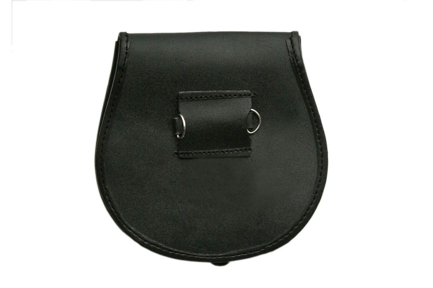 Szco Supplies Red Plaid Leather Sporran