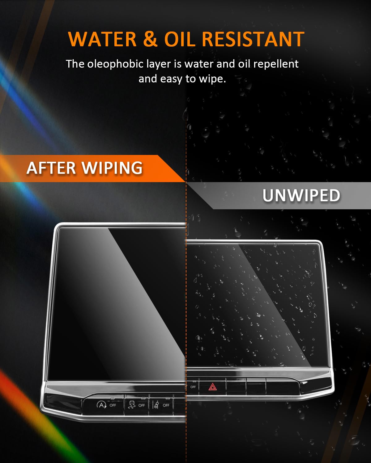 Cdefg For Jeep Compass 2022 2023 2024 2025 Screen Protector Touchscreen Cover For Compass Accessories Altitude Limited Latitude Lux Trailhawk High Altitude 10.1' Tempered Glass