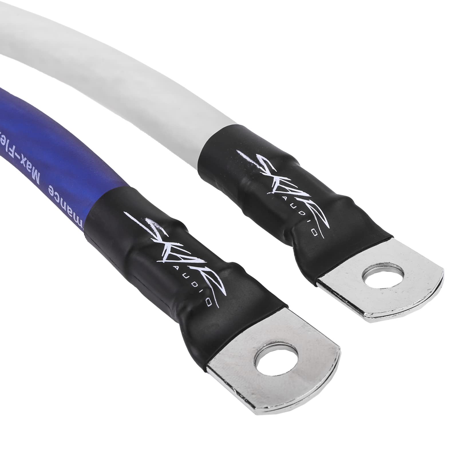 Skar Audio 1/0 Gauge OFC Big 3 Wiring Kit - Complete Upgrade, Model SKBIG3-0GA, Durable Copper Material