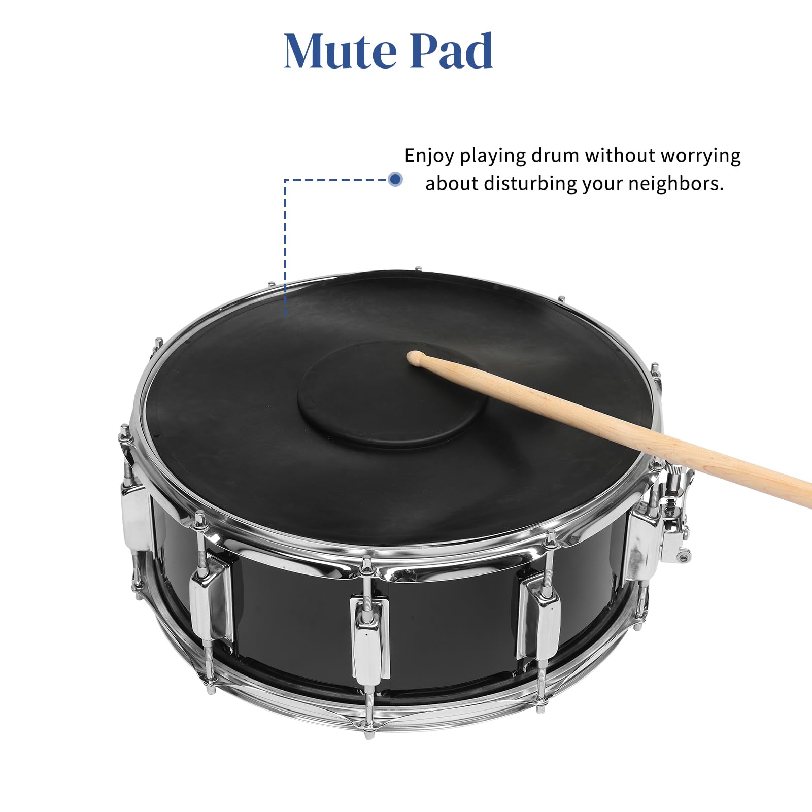 Ktaxon 14 X 5.5 Inches Snare Drum Set, Marching Snare Drum Kit For Students Beginners, Comes With Stand Sticks, Key, Bag, Mute P