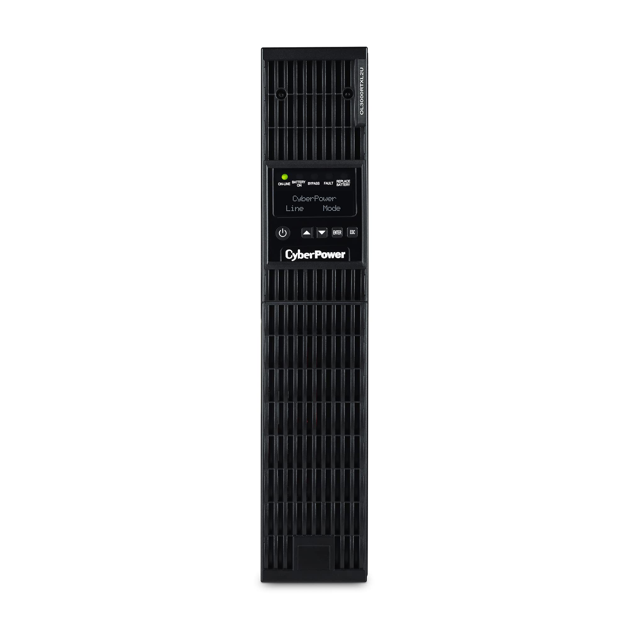 Cyberpower Ol3000Rtxl2U Smart App Online Ups System, 3000Va/2700W, 7 Outlets, 2U Rack/Tower