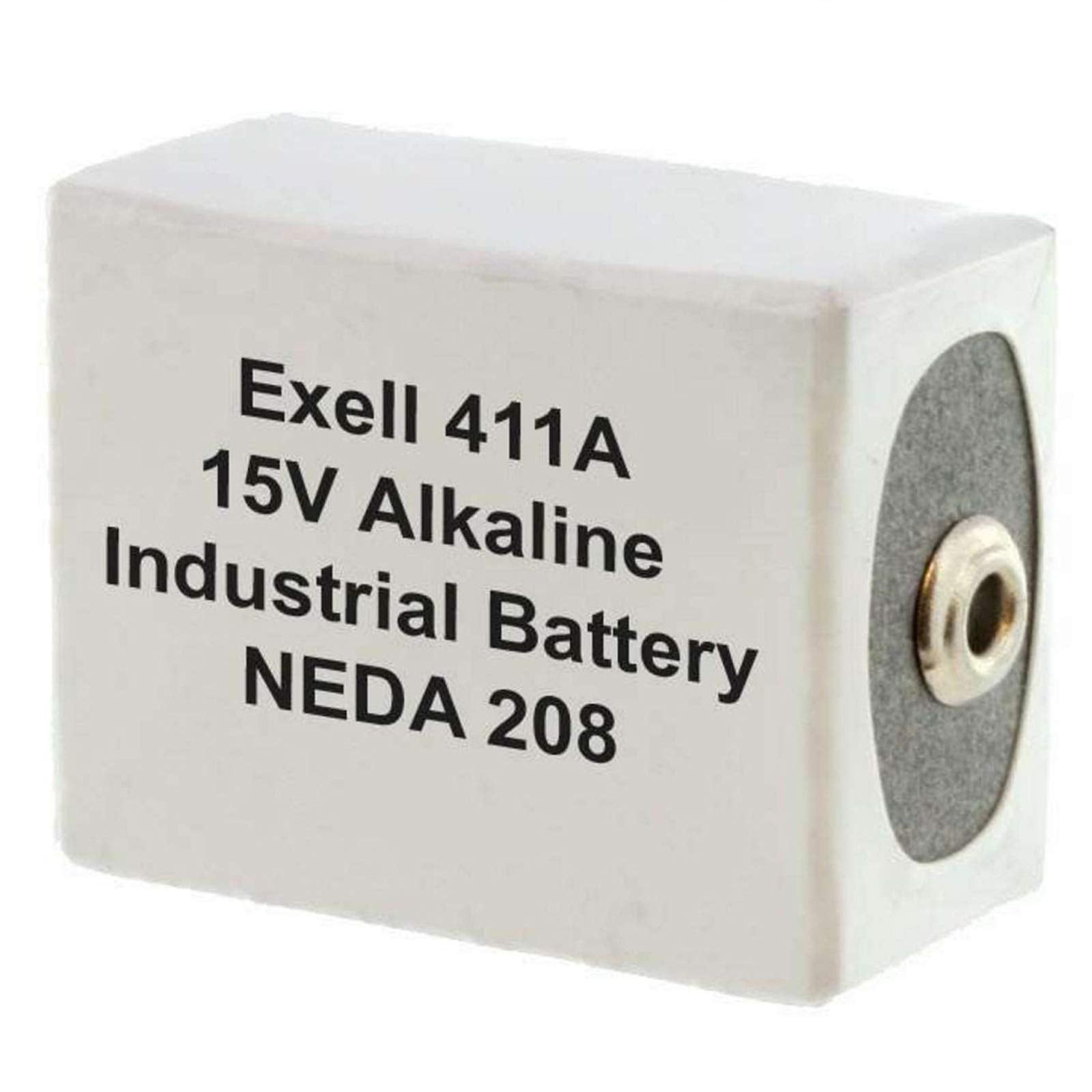 Exell 411A Alkaline 15V Battery Replaces Neda 208, 10F20, Blr121, 411A Ansi 208 Ba 331/U Burgess K10 Burgess U10 Eveready 10F20