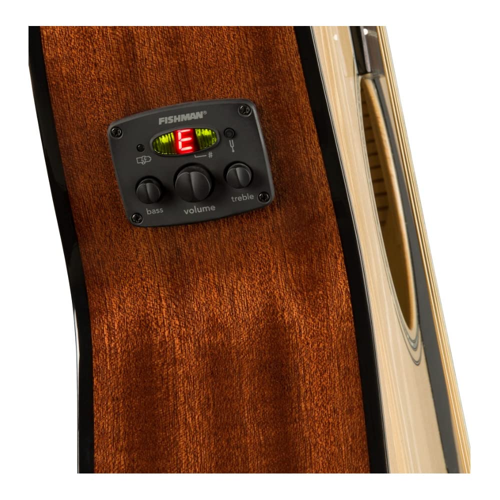 Fender Cc-60Sce Concert Cutaway Acoustic Guitar, With 2-Year Warranty, Natural