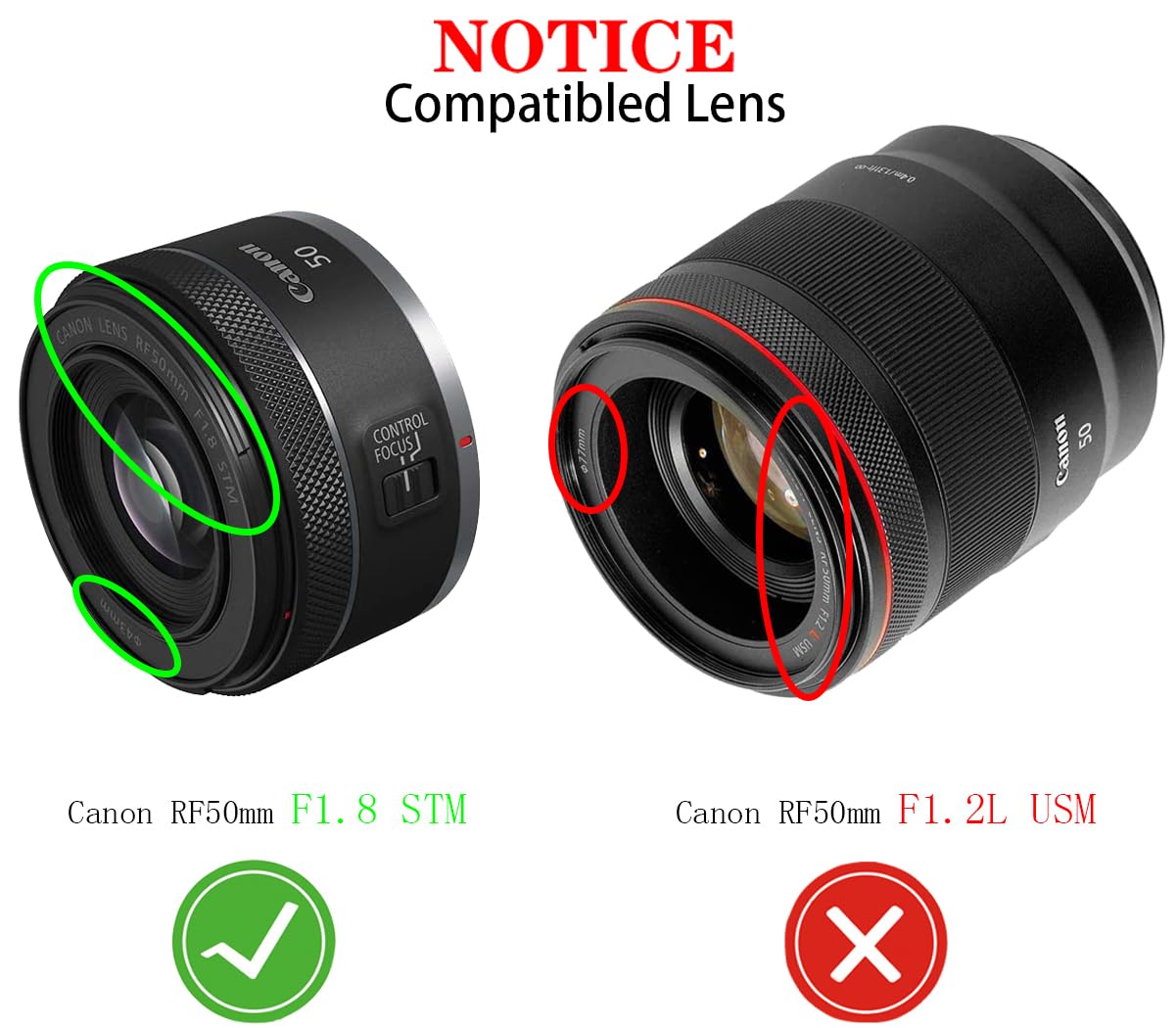 43Mm Lens Cap Cover For Canon Rf 50Mm Rf50Mm F/1.8(Not For 1.2L) Stm,Canon Rf 16Mm Rf16Mm F2.8 Stm,Ef M 28Mm F/3.5 Is Stm,Huipux
