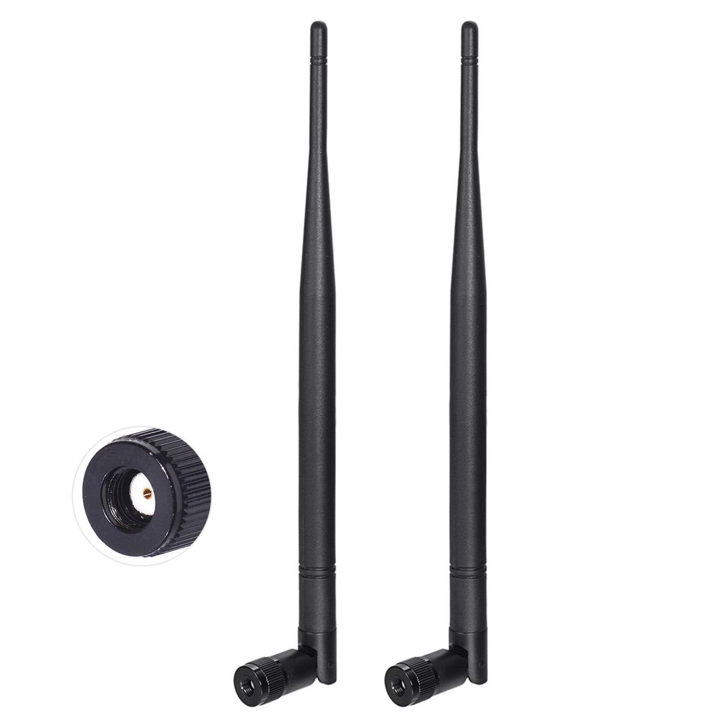 Bingfu 4G Lte Cellular Trail Camera Antenna 5Dbi Rp Sma Male Antenna (2 Pack) Compatible With 4G Lte Cellular Trail Camera Game