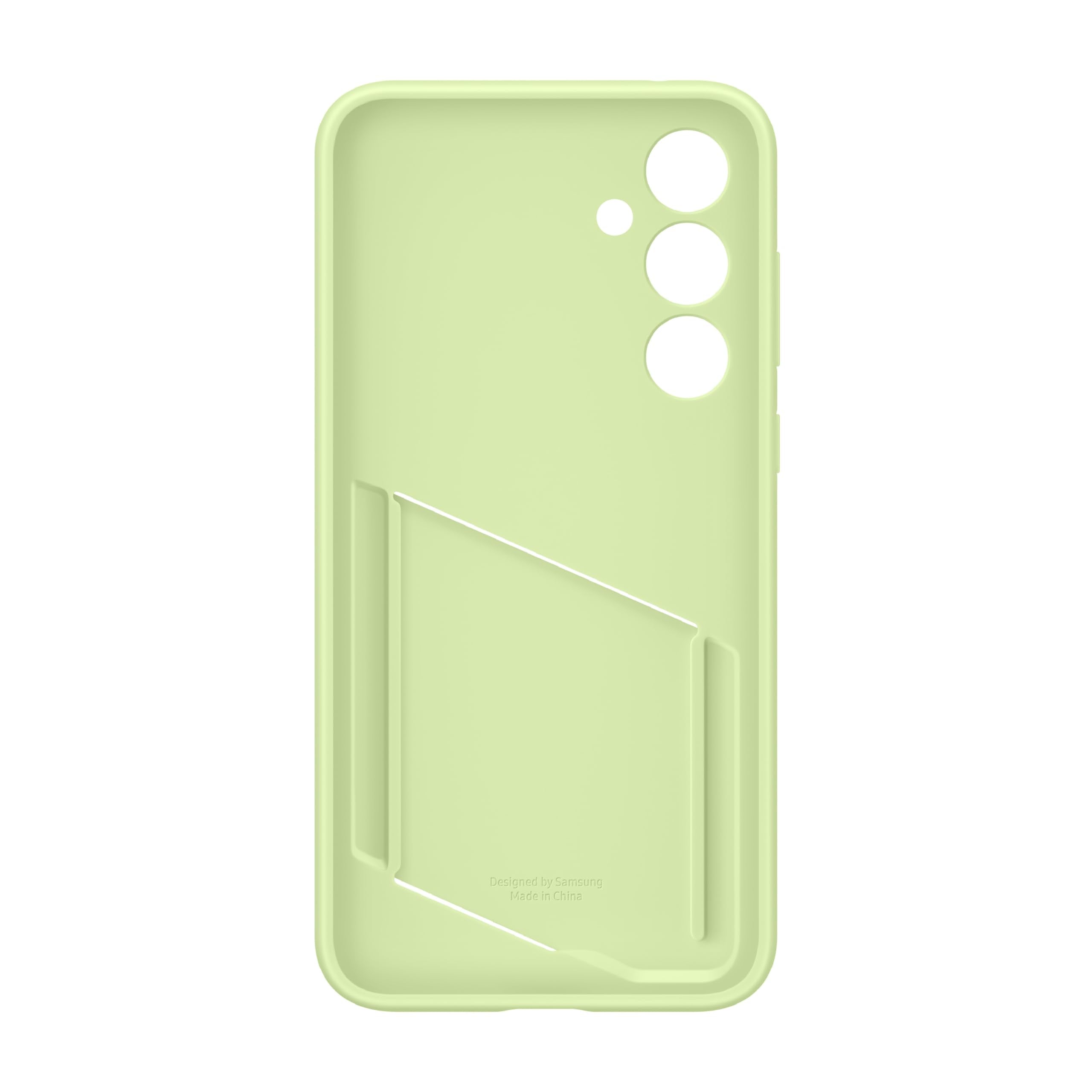 Samsung Galaxy A35 5G Card Slot Phone Case, Protective Tpu Cover With Id Pocket Holder, Finger Tap Control For Credit Card Payme