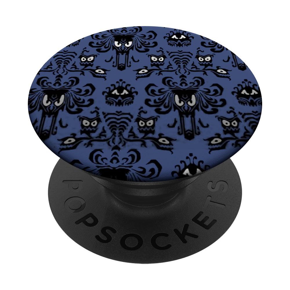 Spooky Wallpaper Halloween Pattern Purple Popsockets Popgrip: Swappable Grip For Phones & Tablets Popsockets Standard Popgrip