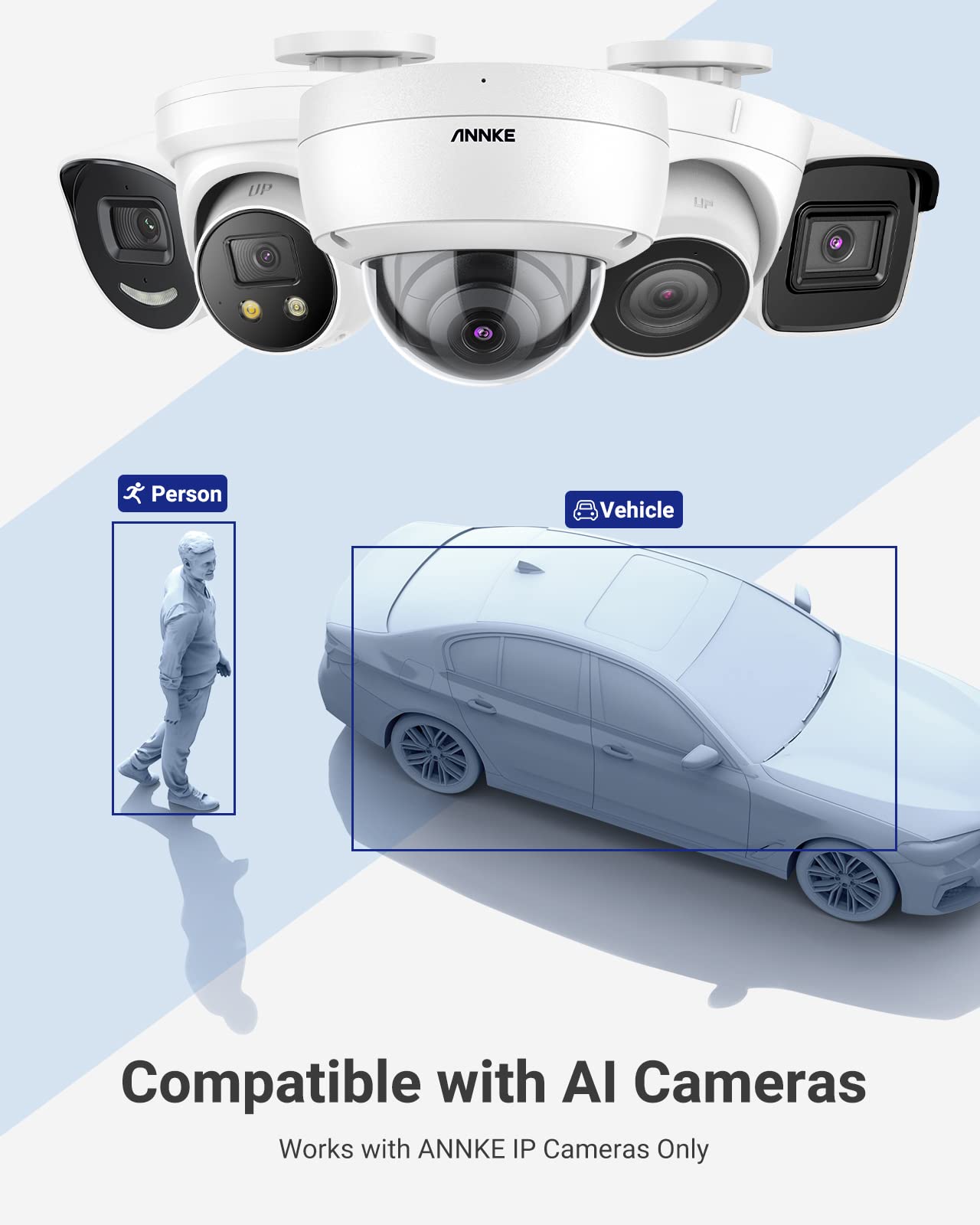 Annke 12Mp 8Ch Nvr For Poe Home Security Camera System, H.265+, With Ai Motion Detection, Works With 8 X Ip Cams, Supports Up To 8Tb Hdd, Rtsp, Alexa, 24/7 Recording (Hdd Not Included)