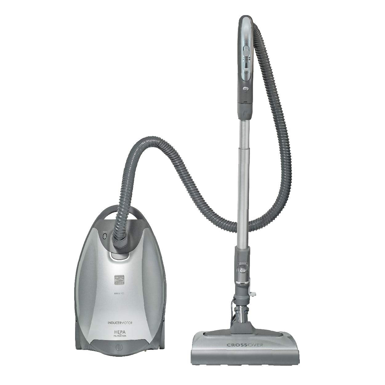 Kenmore Elite 21814 Pet Friendly Crossover Lightweight Bagged Hepa Canister Vacuum With Pet Powermate, Extended Telescoping Wand