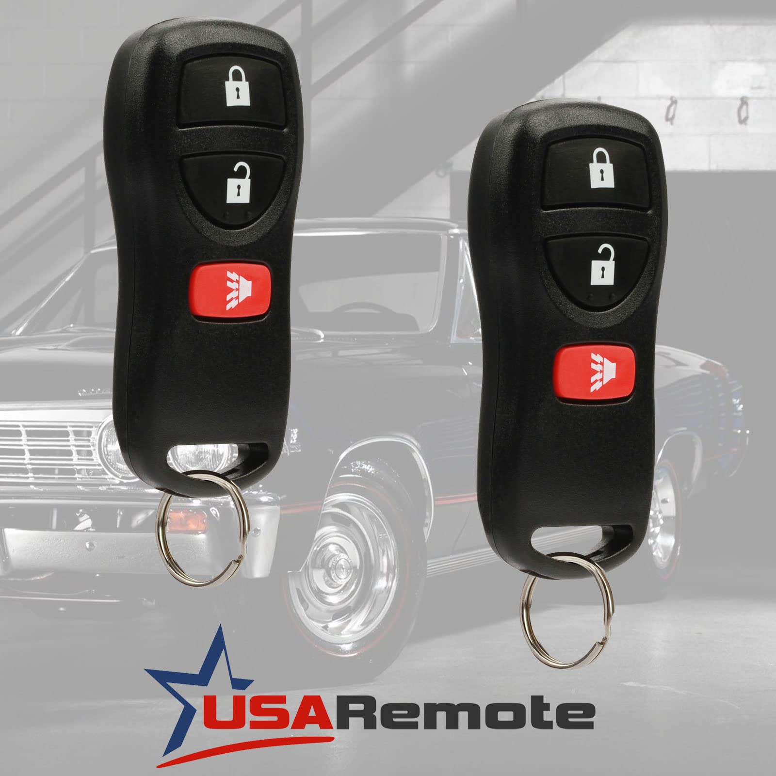 Key Fob Keyless Entry Remote Fits Nissan Frontier Armada Murano Pathfinder Quest Sentra Titan Versa Xterra / Infiniti Qx4 Fx35 F