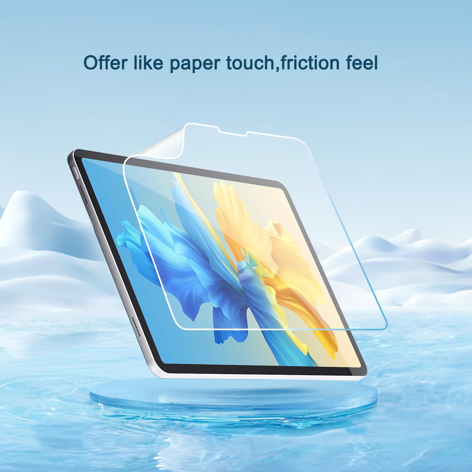 Ailun Paper Textured Screen Protector For Ipad Pro 11 Inch 5Th Generation [2024 Release] 2 Pack Draw And Sketch Like On Paper Te