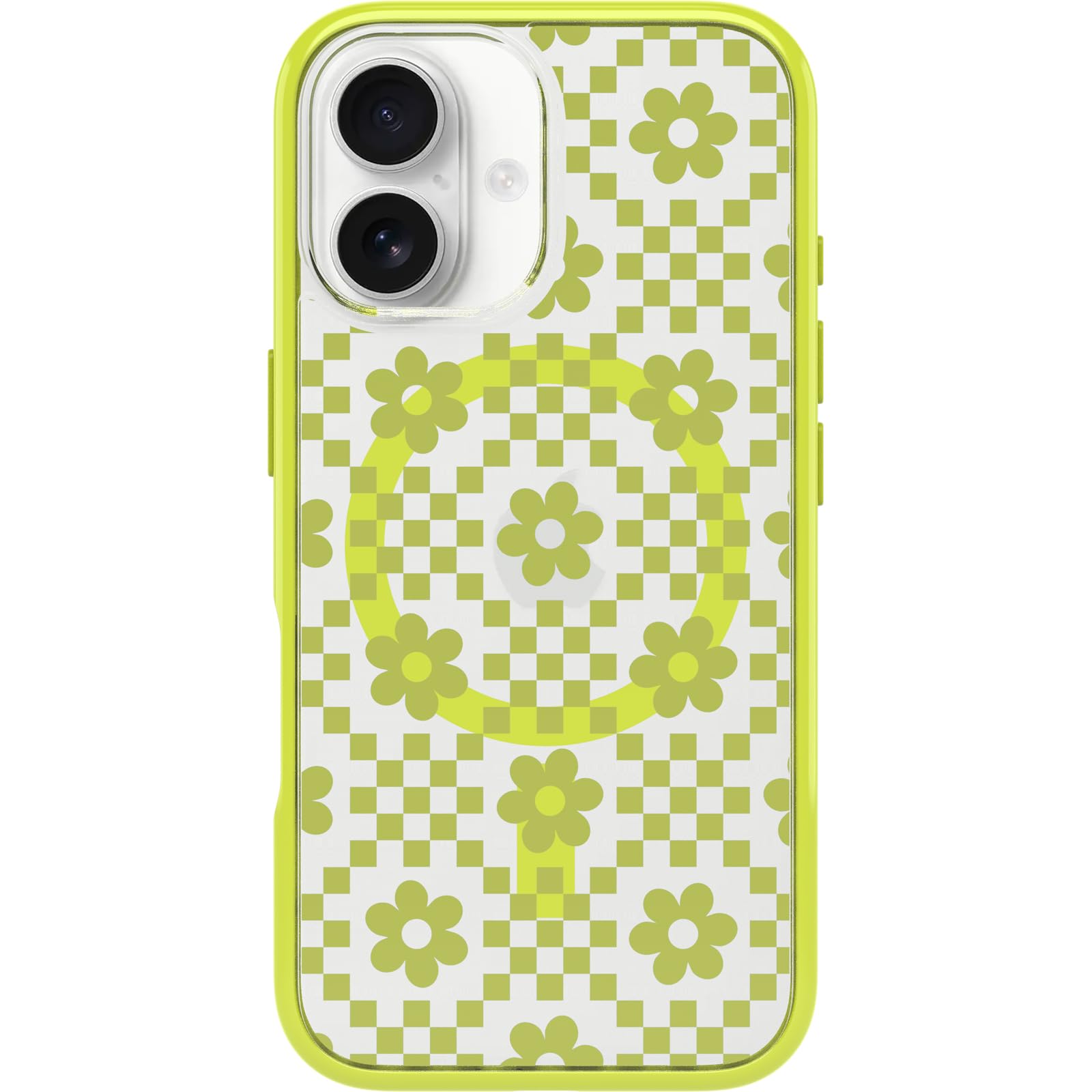 Otterbox Iphone 16 Symmetry Series Clear Case   Daisy Dance (Yellow)