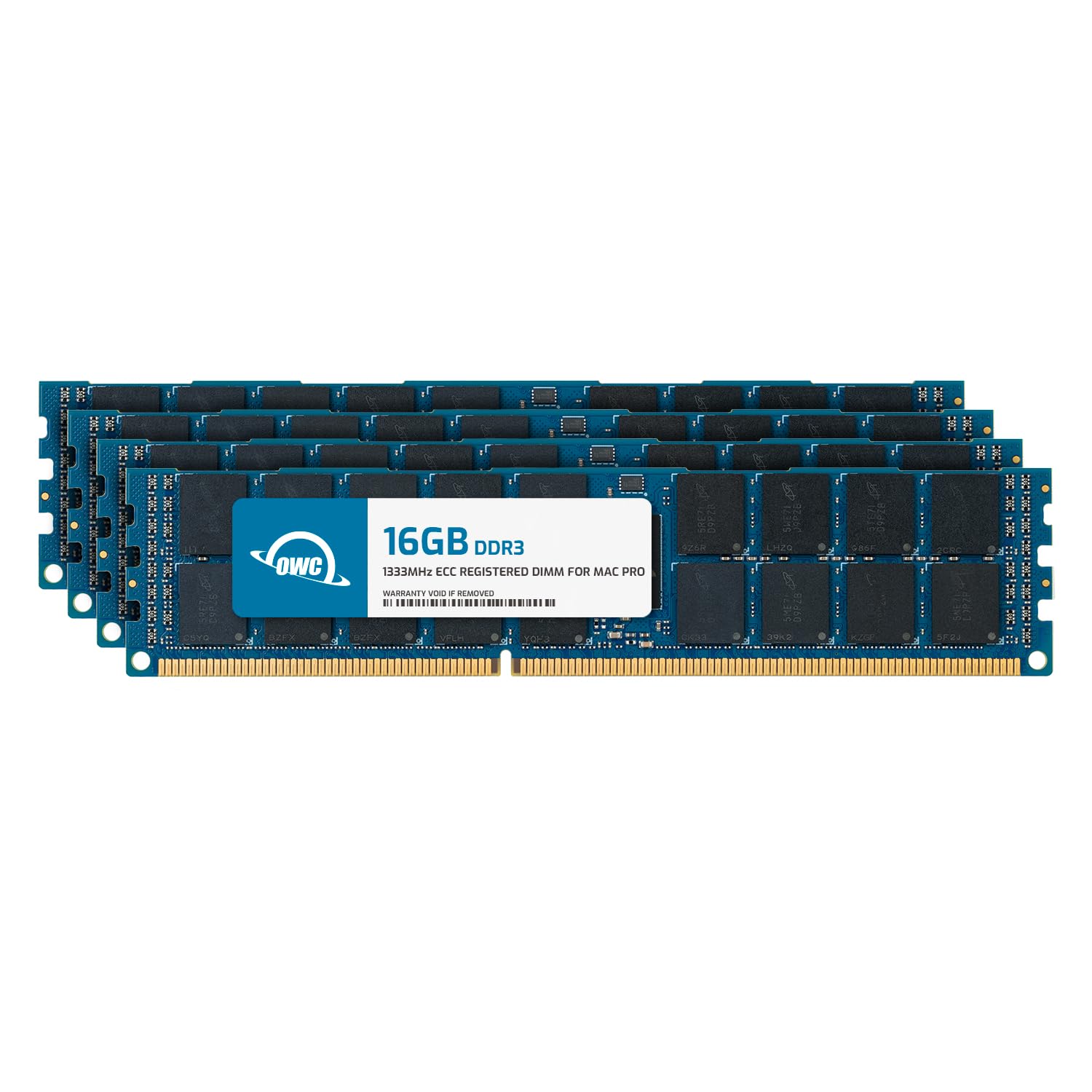 OWC 64GB (4x16GB) DDR3 ECC Registered CL9 PC310600 1333MHz SDRAM Memory Upgrade Module Compatible with 2009 2010 2012 Mac Pro N