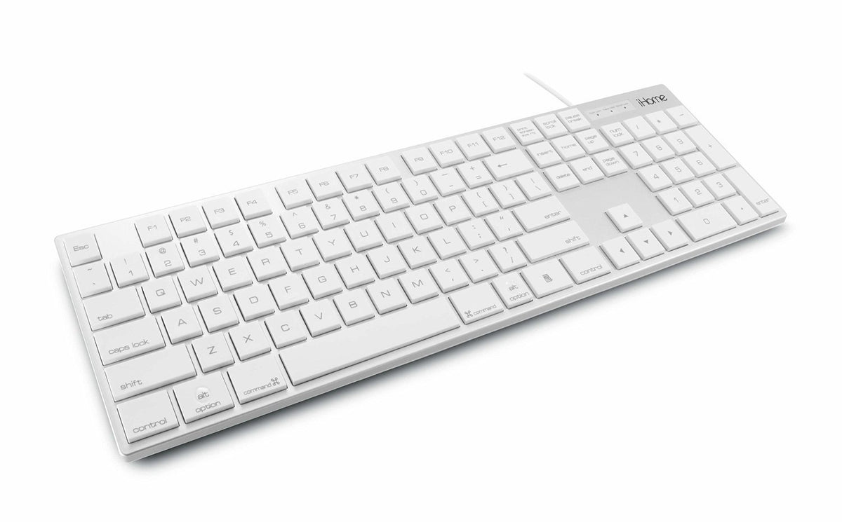 Ihome Full Size Mac Keyboard   Apple Ios Mac Imac Windows Desktop Pc Laptop   Wired