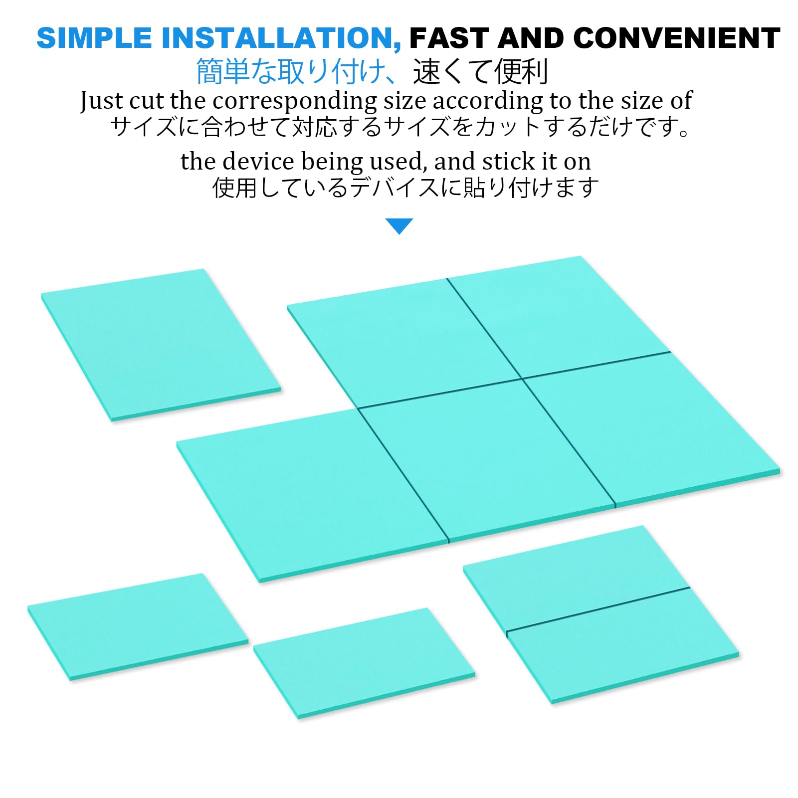 Thermal Pad 100X100Mm 1Mm, 12.8 W/Mk Highly Efficient Thermal Conductivity,Heat Resistant Silicone Thermal Pads For Laptop Heats
