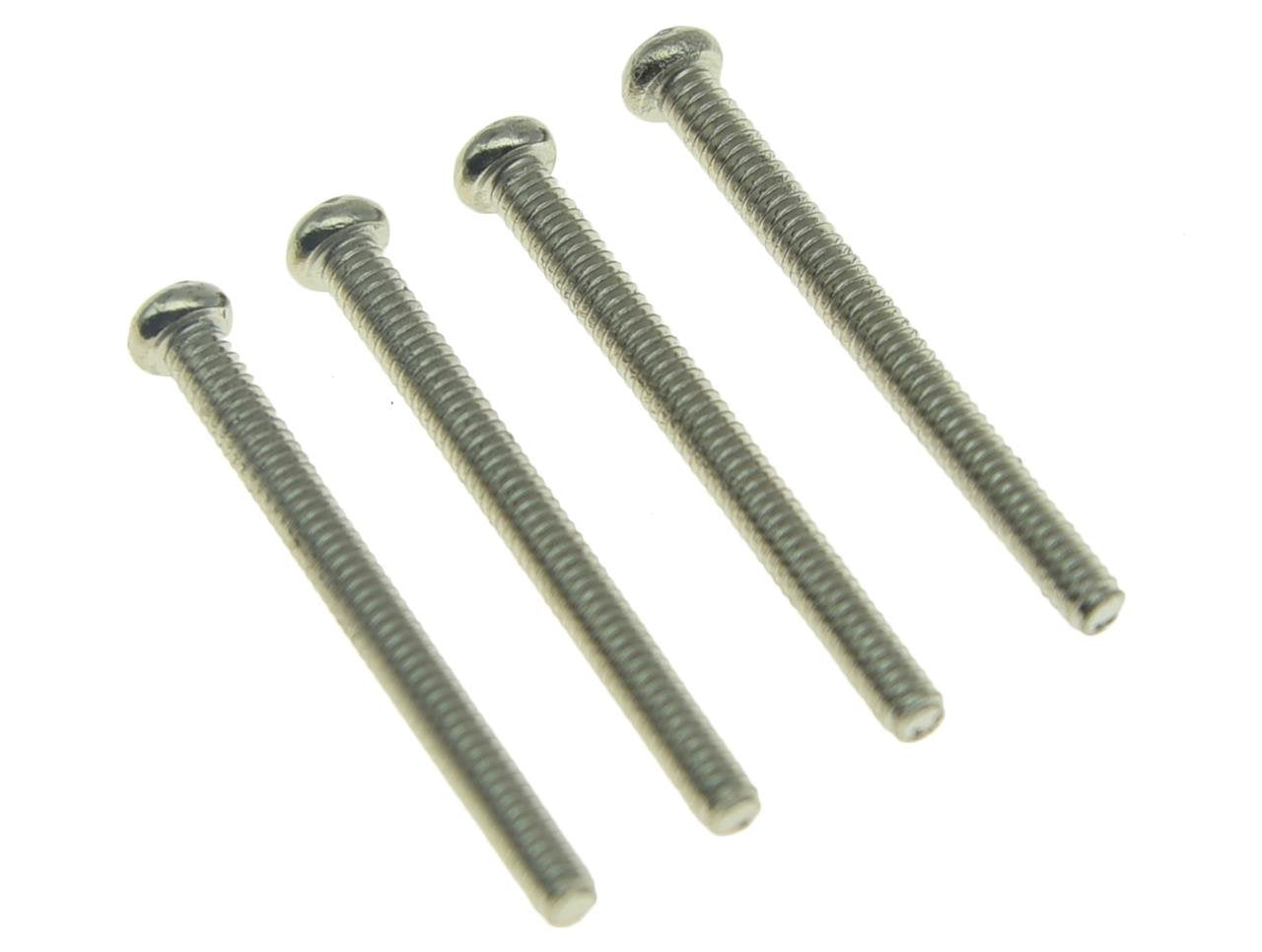 Kaish 50Pcs American Thread Humbucker Pickup Height Screws Guitar Humbucker Pickup Screws With Springs For Usa Thread Pickups Ni