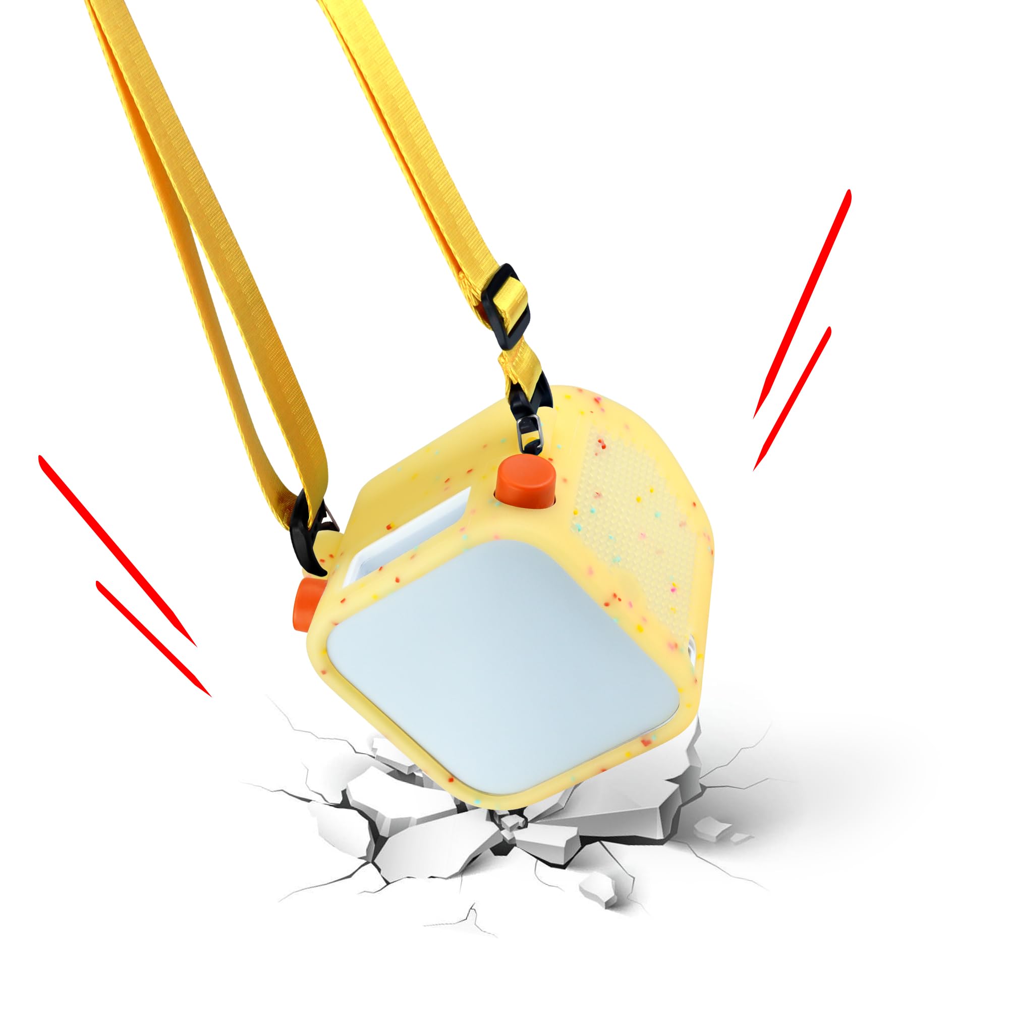 Jacket Compatible With Yoto Player 3Rd Gen., Silicone Cover Compatible With Yoto Player 3Rd Generation, Yellow