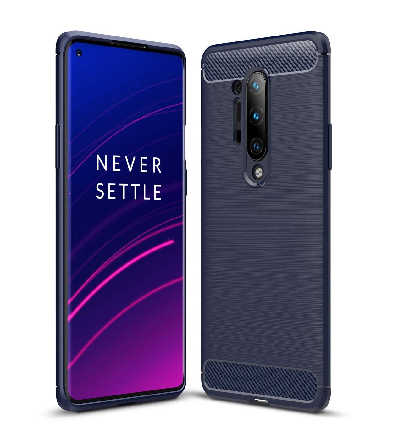 Cruzerlite Case Compatible With Oneplus 8 Pro Case, Carbon Fiber Texture Design Cover Anti Scratch Shock Absorption Case Made Fo