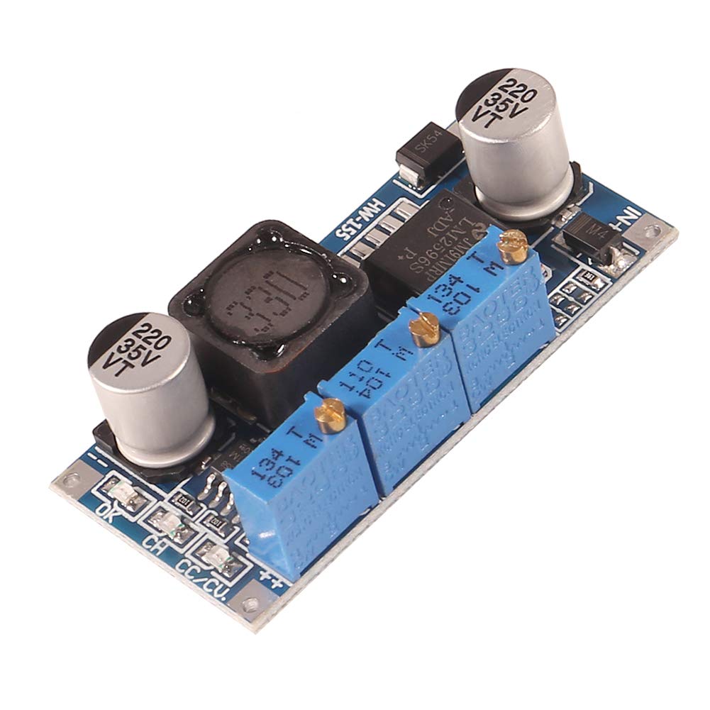 5Pcs Lm2596S Driver Dc Dc Constant Current Module, Dorhea Lm2596 Dc Dc 7V 35V Step Down Cc/Cv Power Supply Module Battery Charge